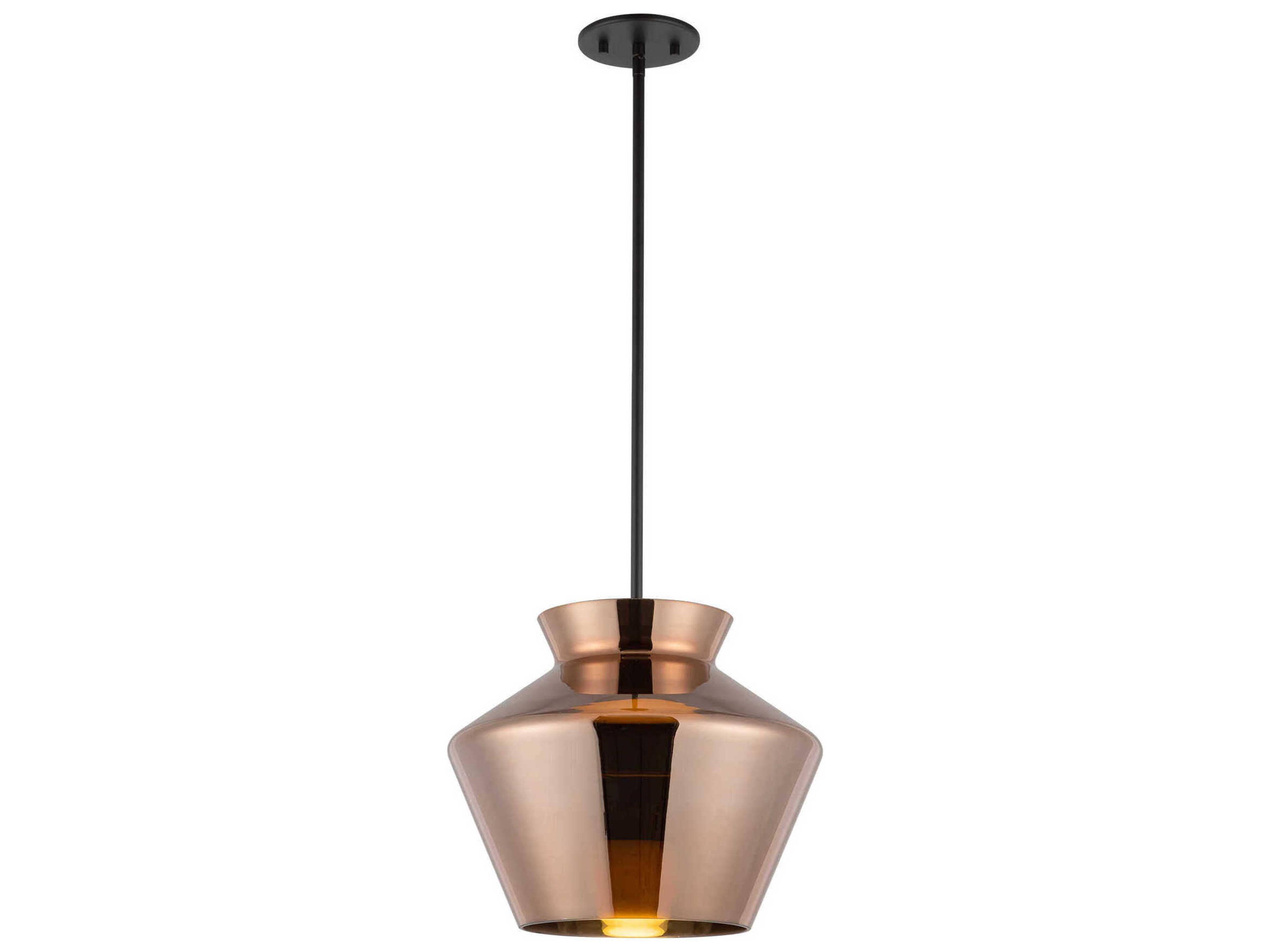 Kuzco Lighting Trinity Black Copper Pendant