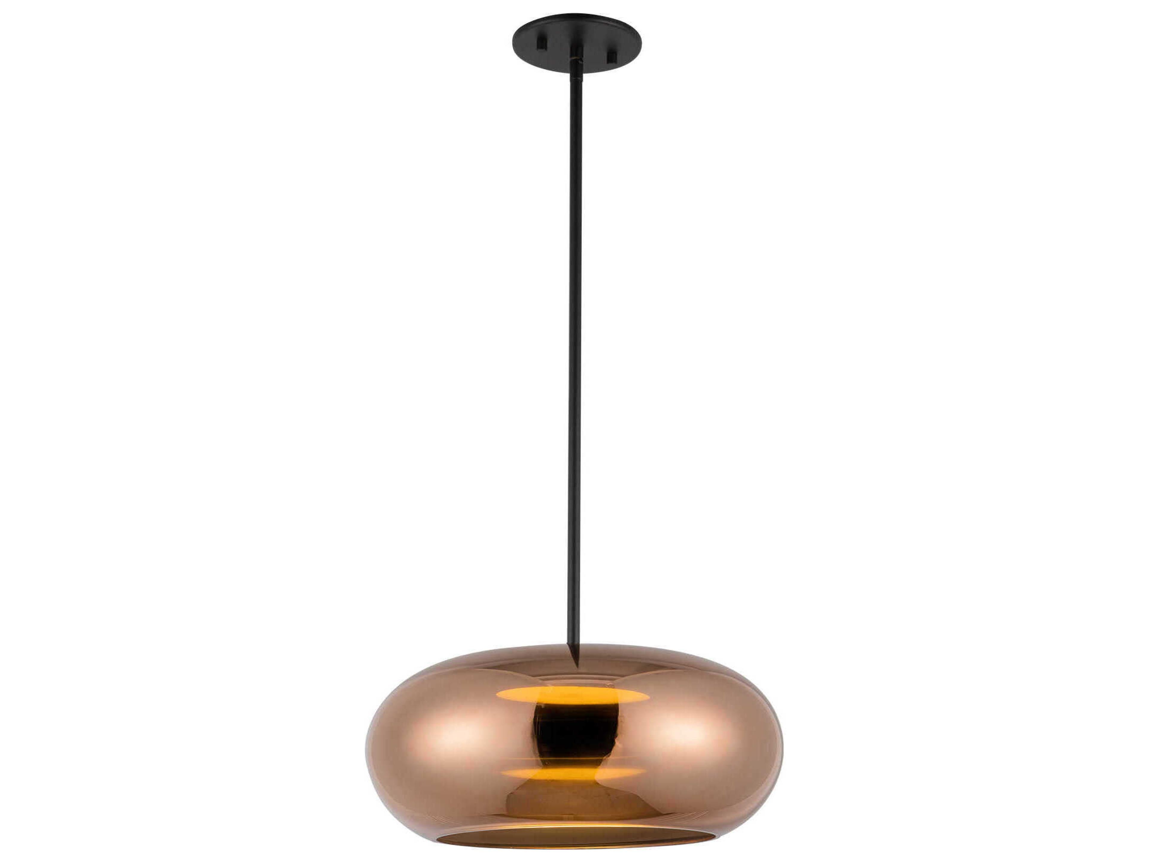 Kuzco Lighting Trinity Black Copper Pendant
