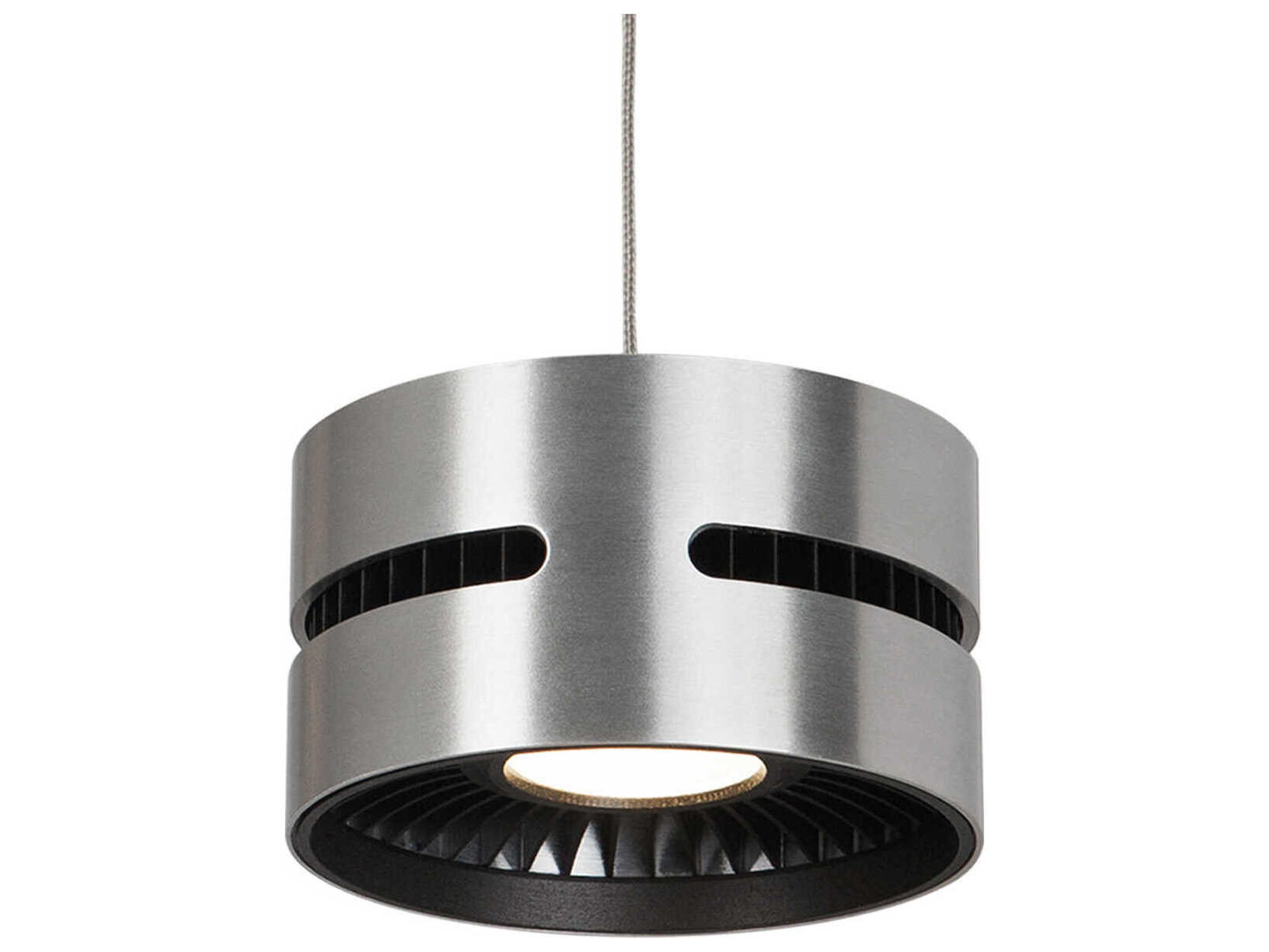 Kuzco Lighting Oxford Brushed Nickel Round Mini Pendant
