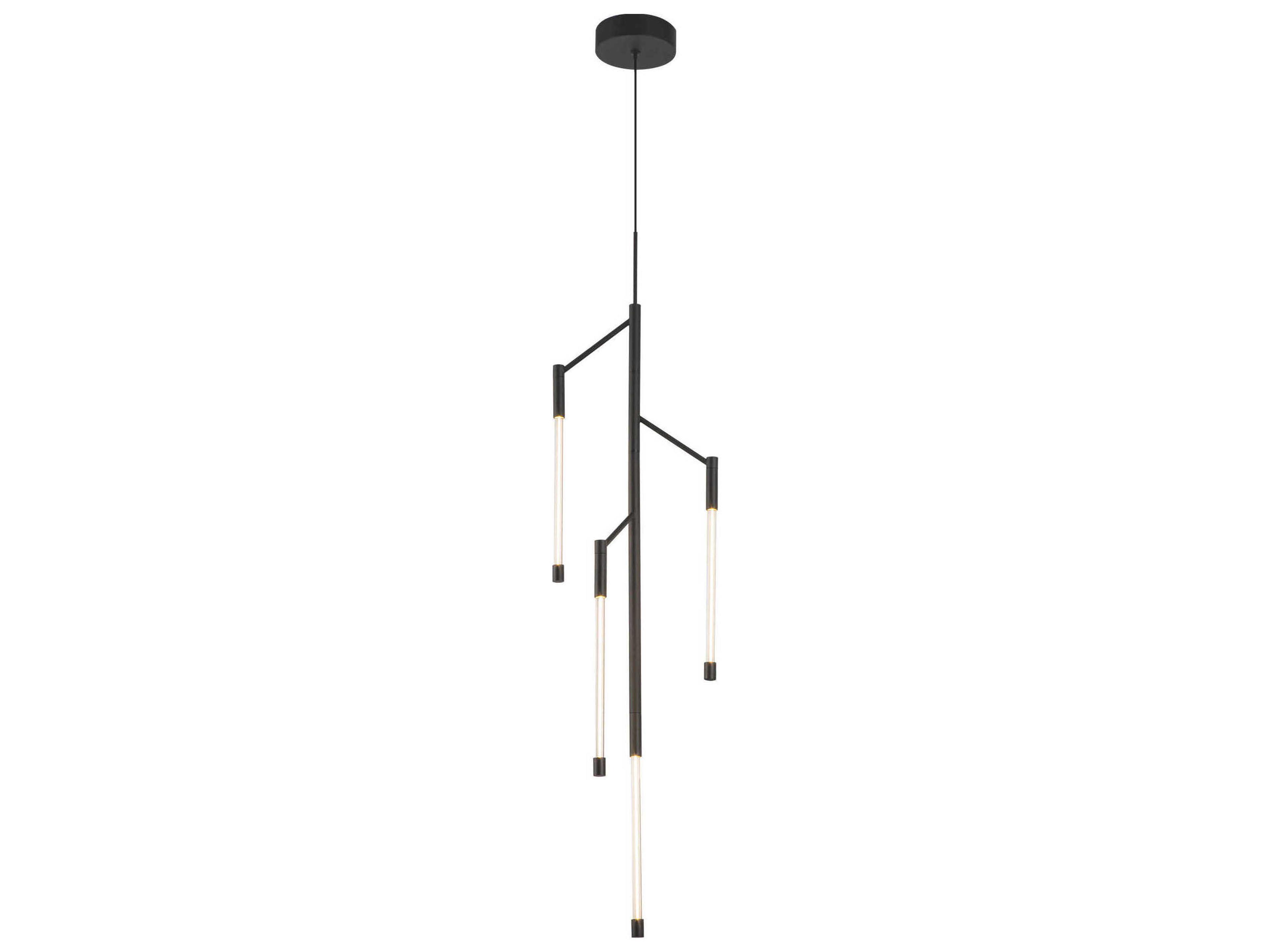 Kuzco Lighting Motif Black Linear Mini Pendant