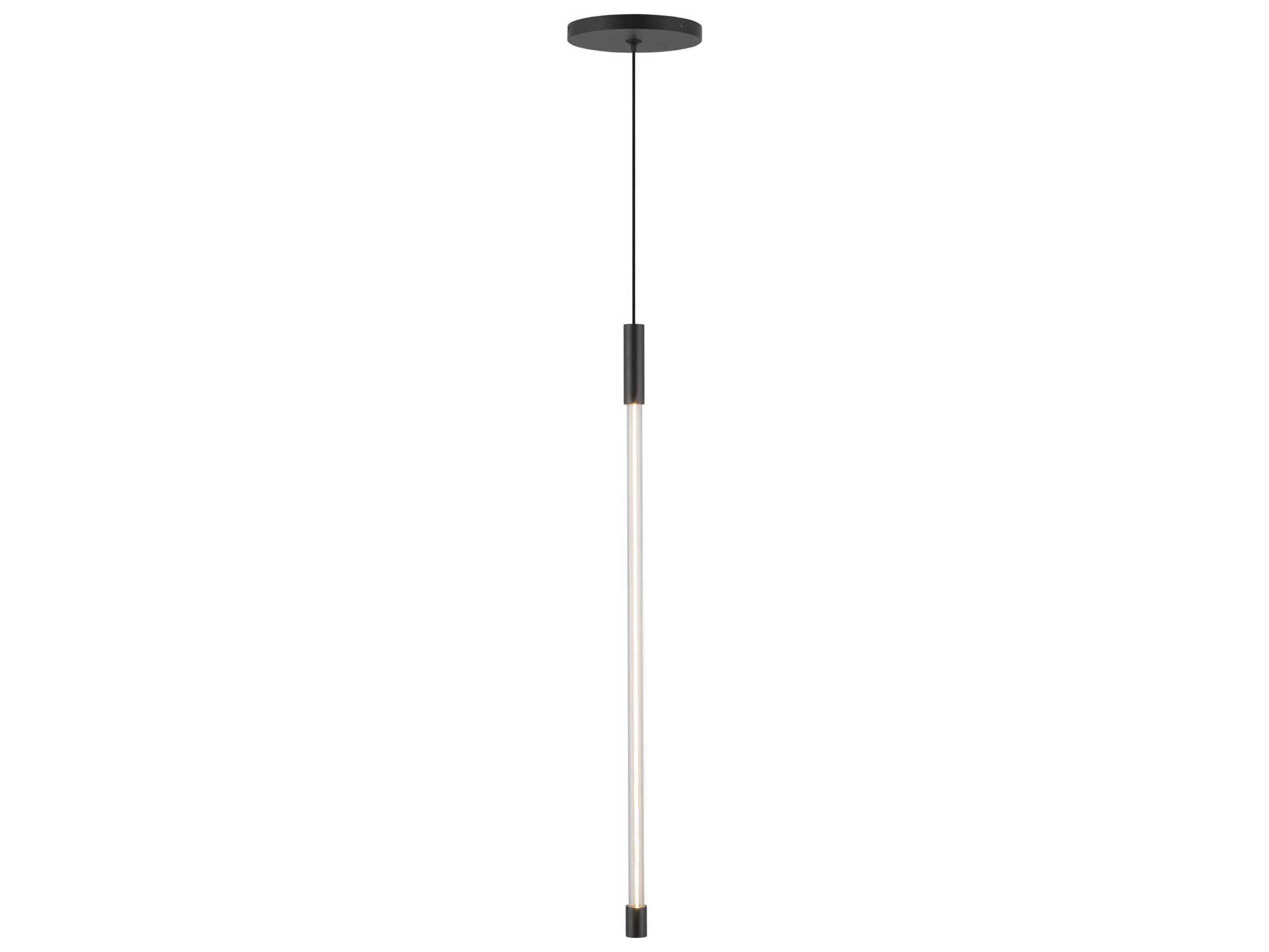 Kuzco Lighting Motif Black Linear Mini Pendant