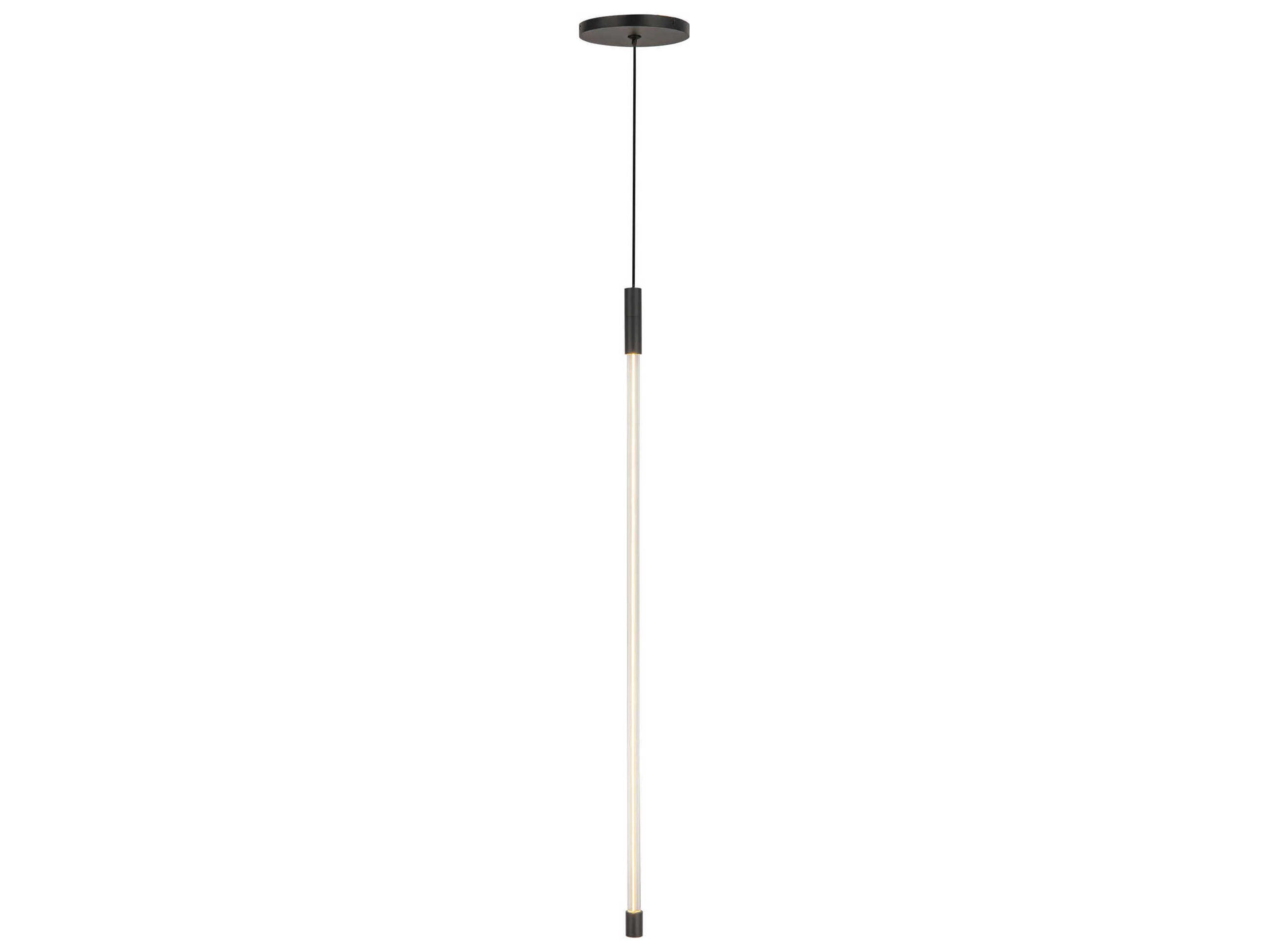 Kuzco Lighting Motif Black Linear Mini Pendant