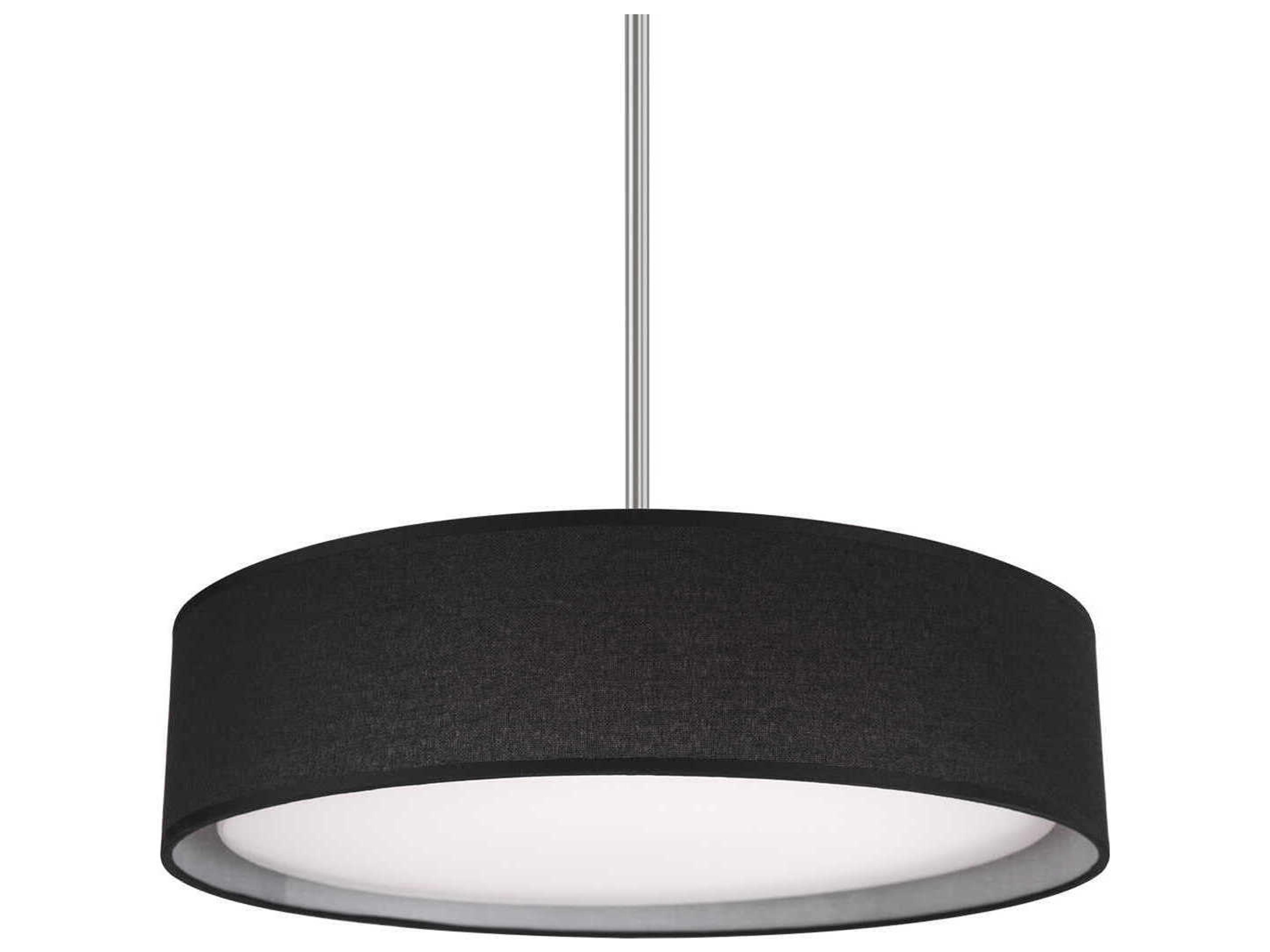 Kuzco Lighting Dalton Black Drum Pendant
