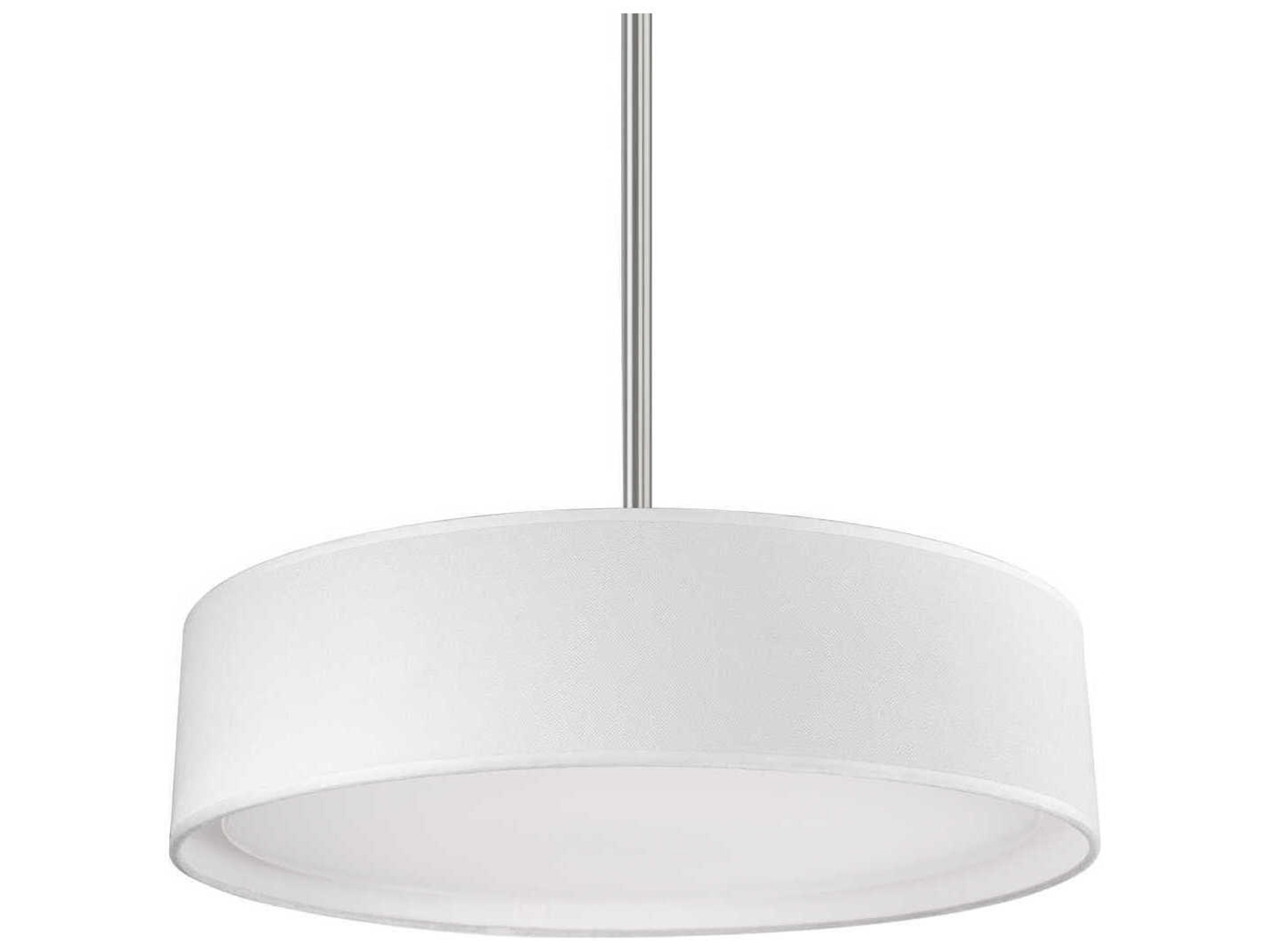Kuzco Lighting Dalton White Drum Pendant