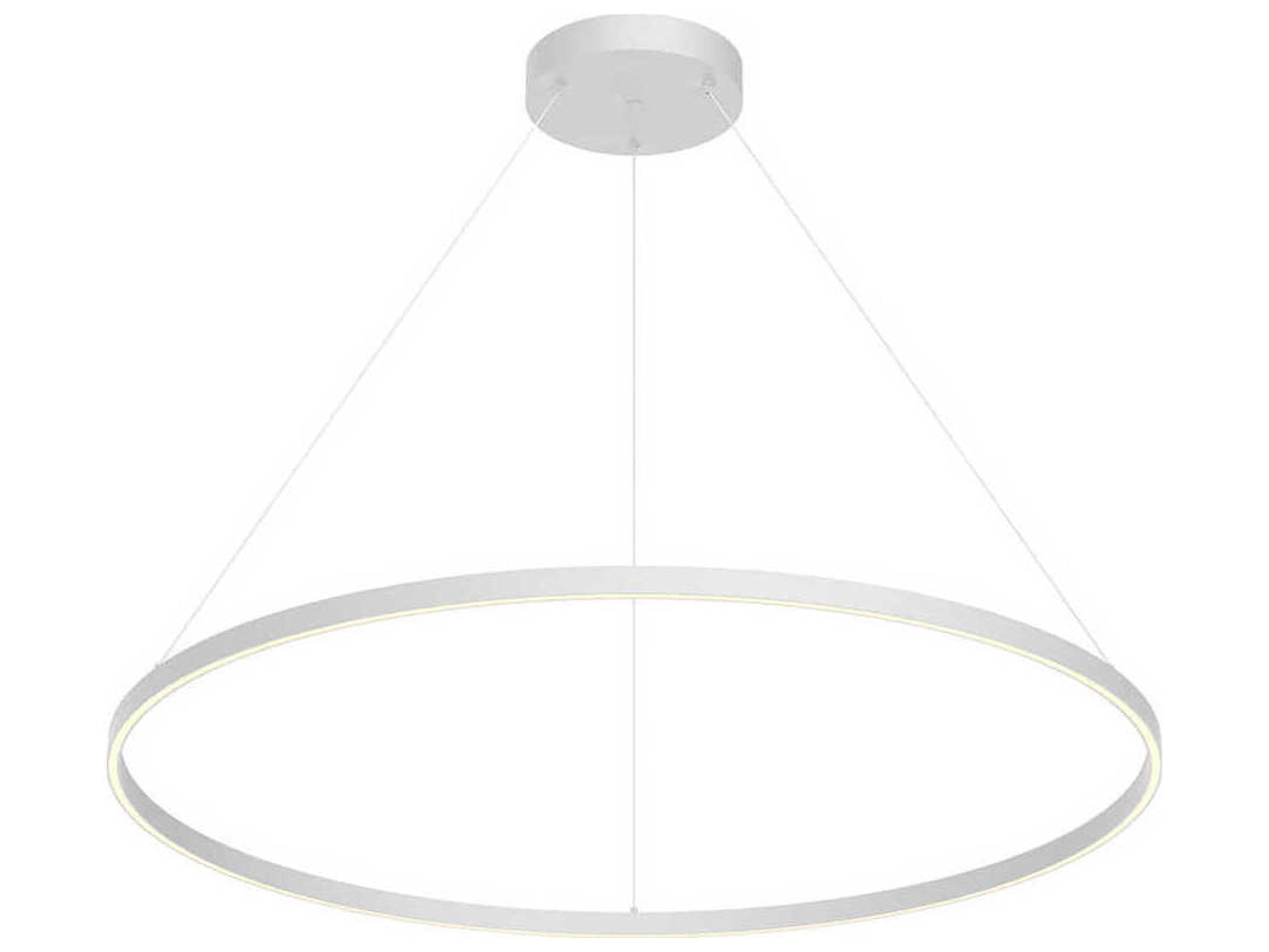 Kuzco Lighting Cerchio White Round Pendant