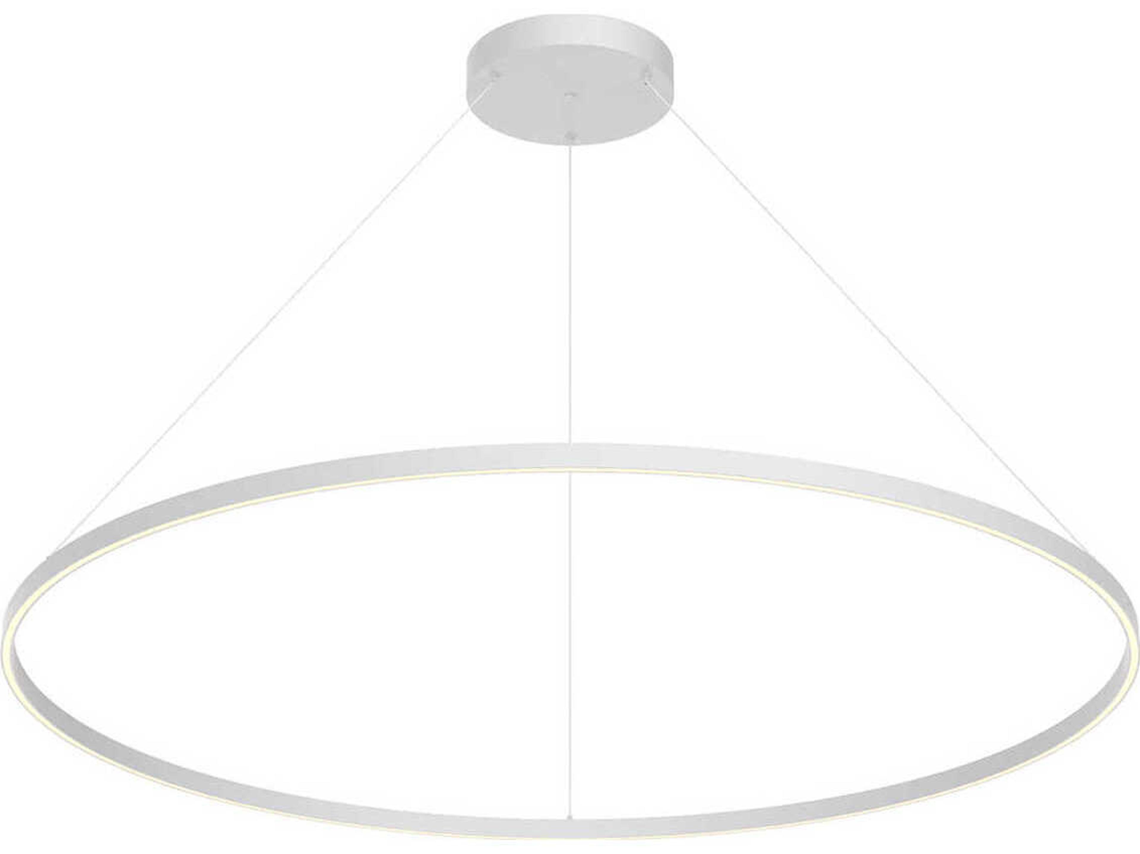 Kuzco Lighting Cerchio White Round Pendant
