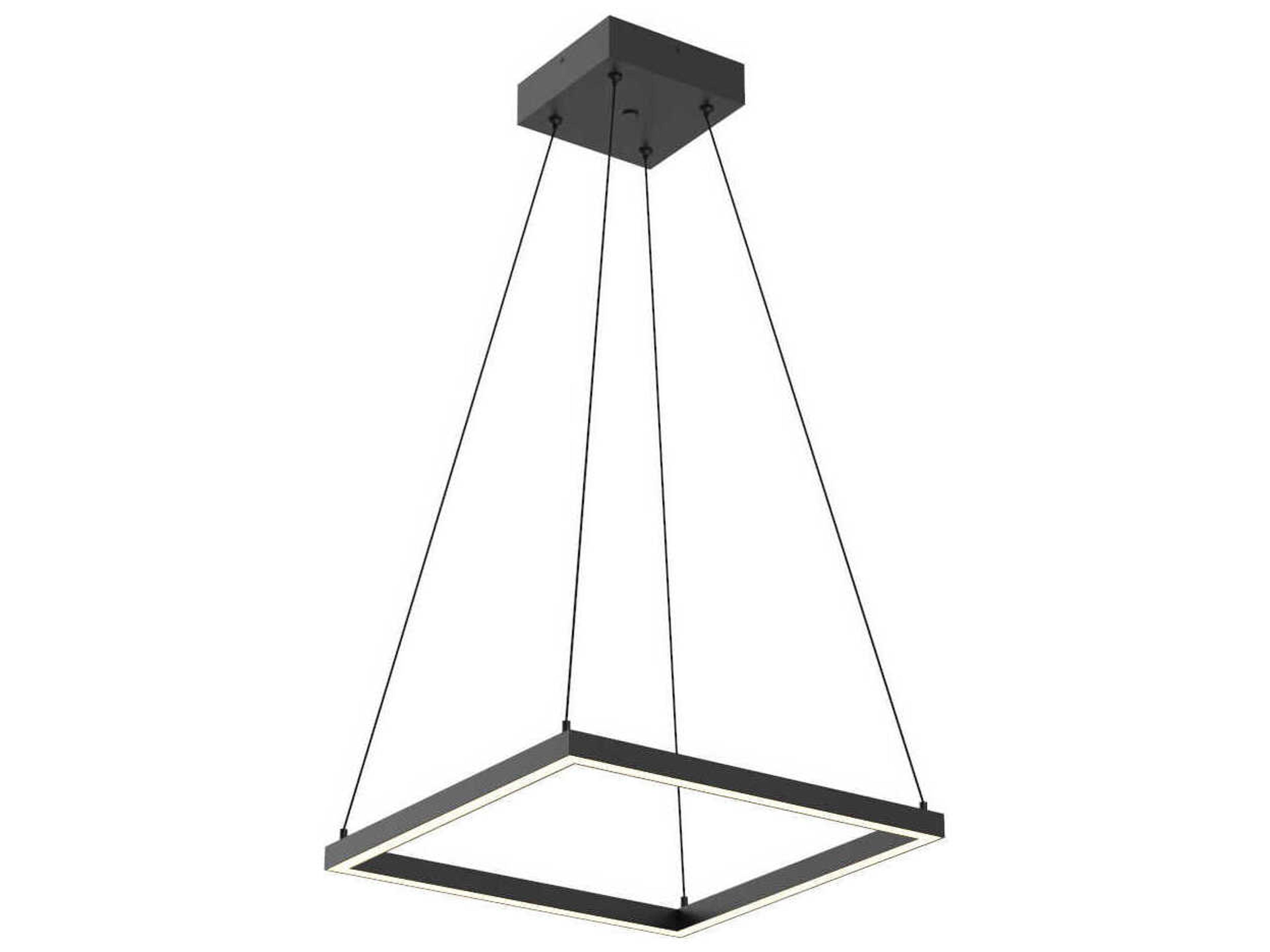 Kuzco Lighting Piazza Black Linear Pendant