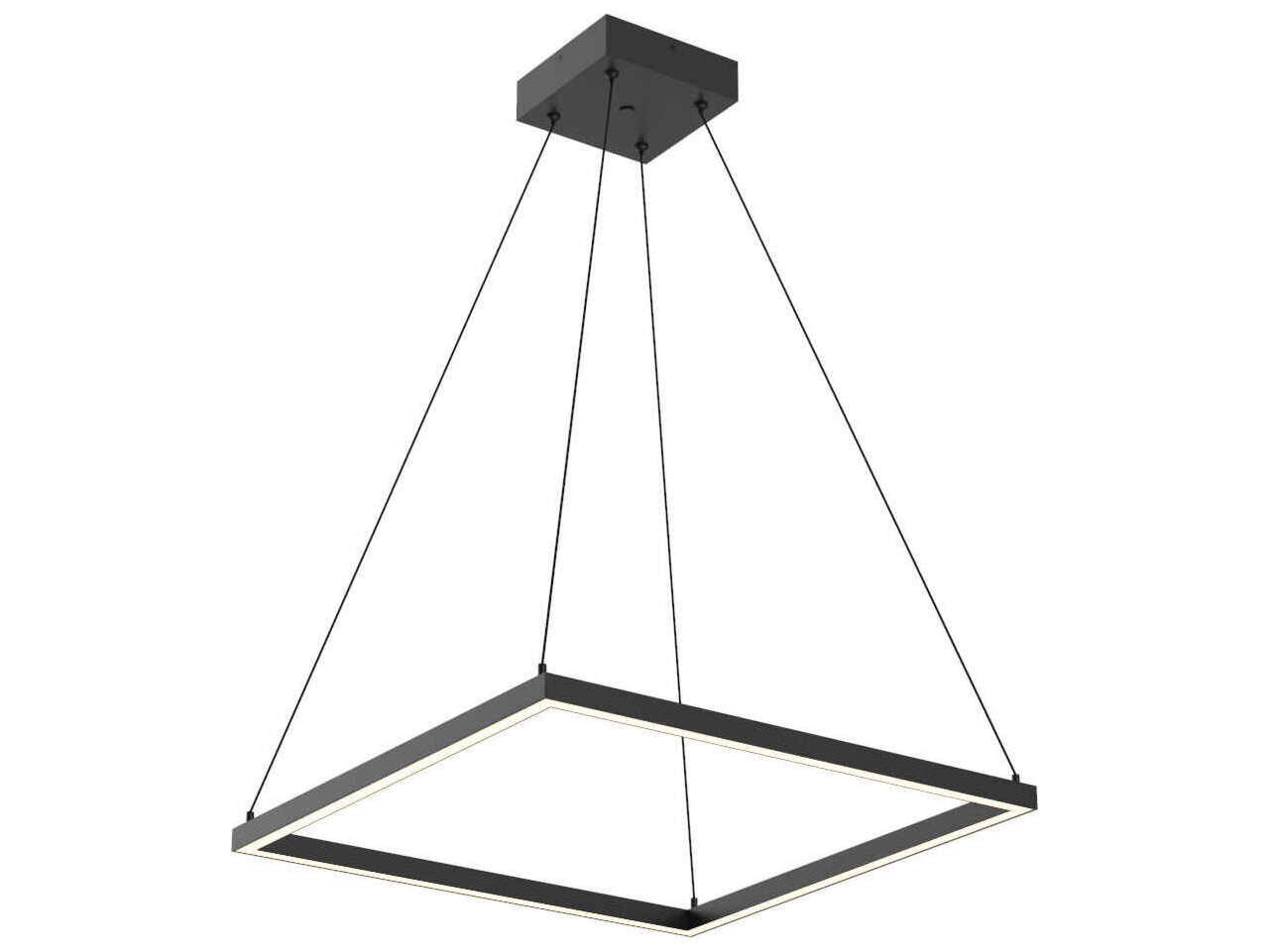 Kuzco Lighting Piazza Black Linear Pendant