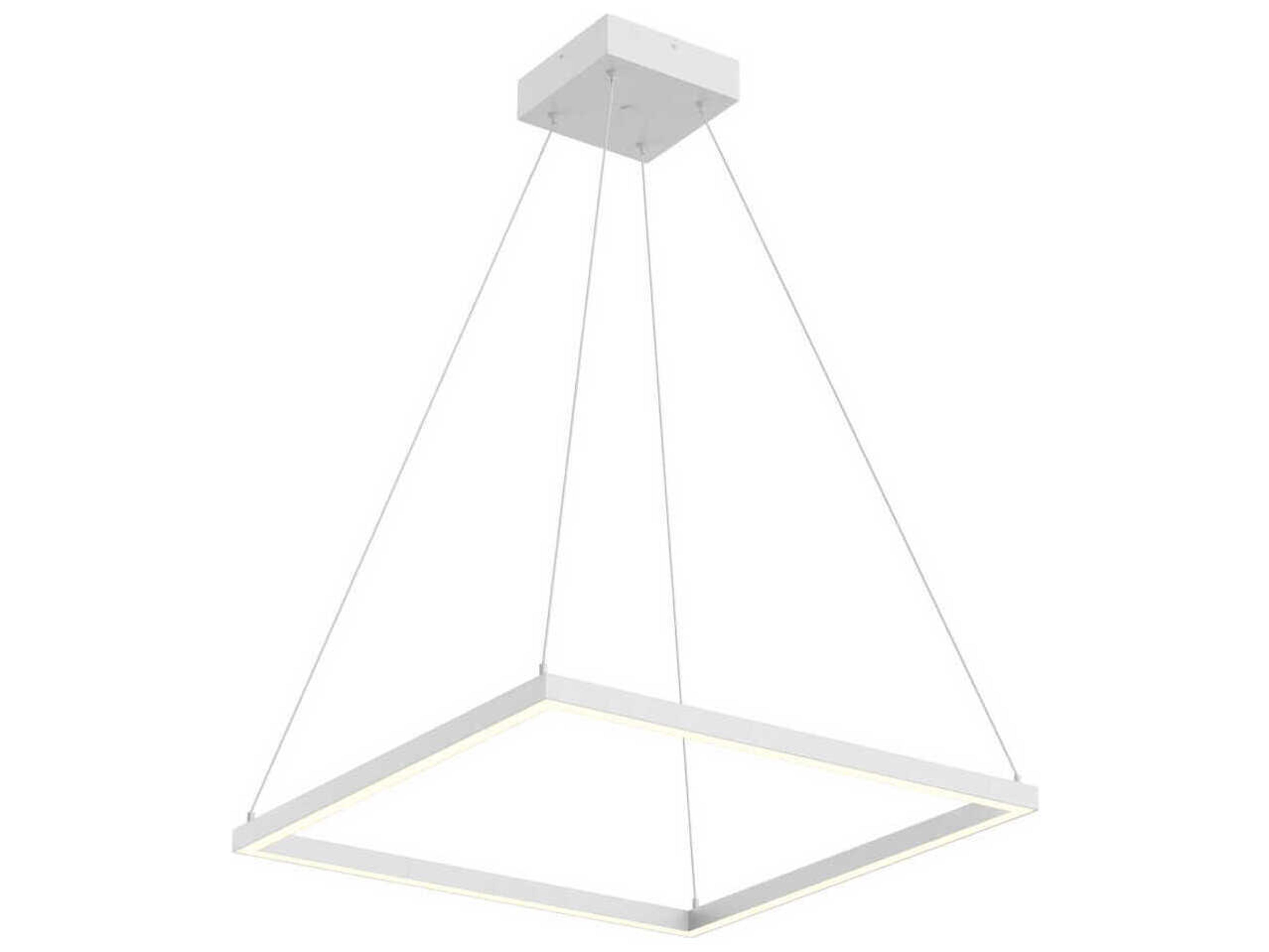 Kuzco Lighting Piazza White Linear Pendant
