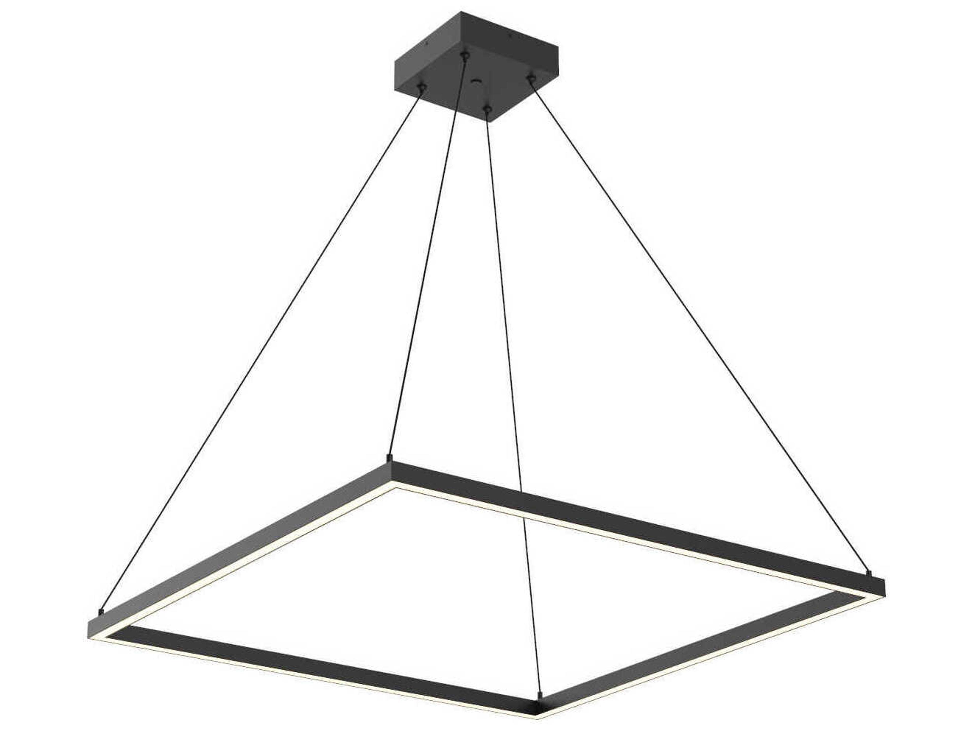 Kuzco Lighting Piazza Black Linear Pendant
