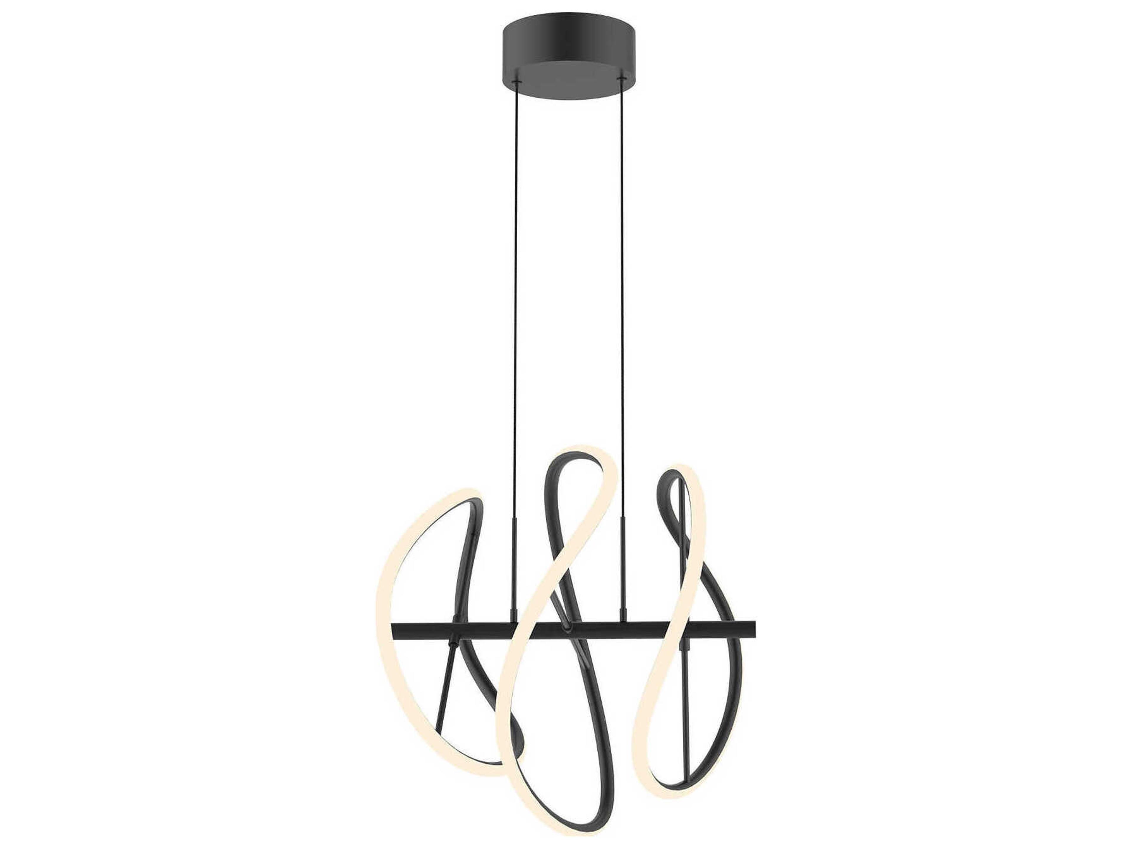 Kuzco Lighting Collide Black Mini Pendant
