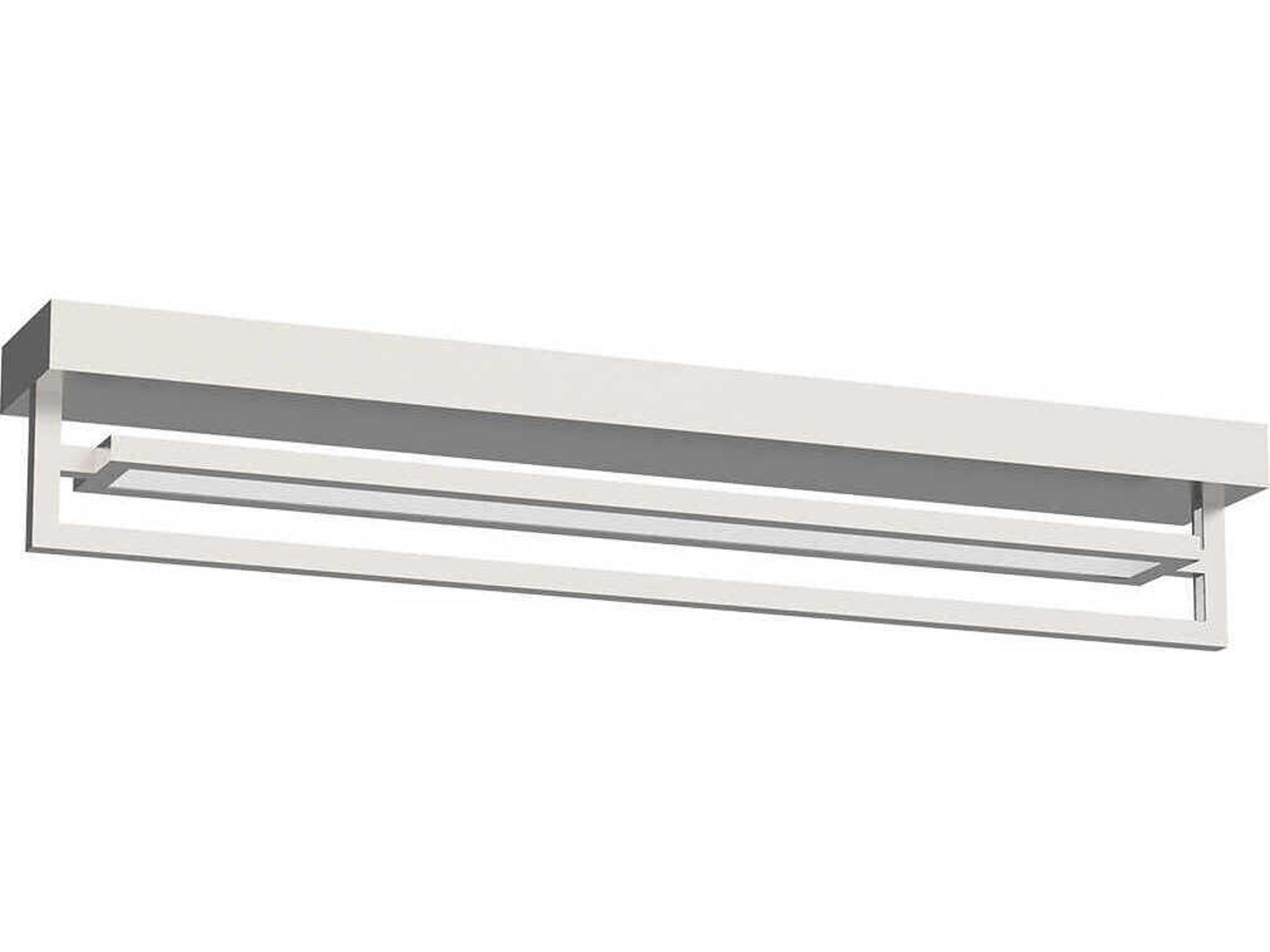Kuzco Lighting Mondrian Brushed Nickel Linear Semi Flush Mount