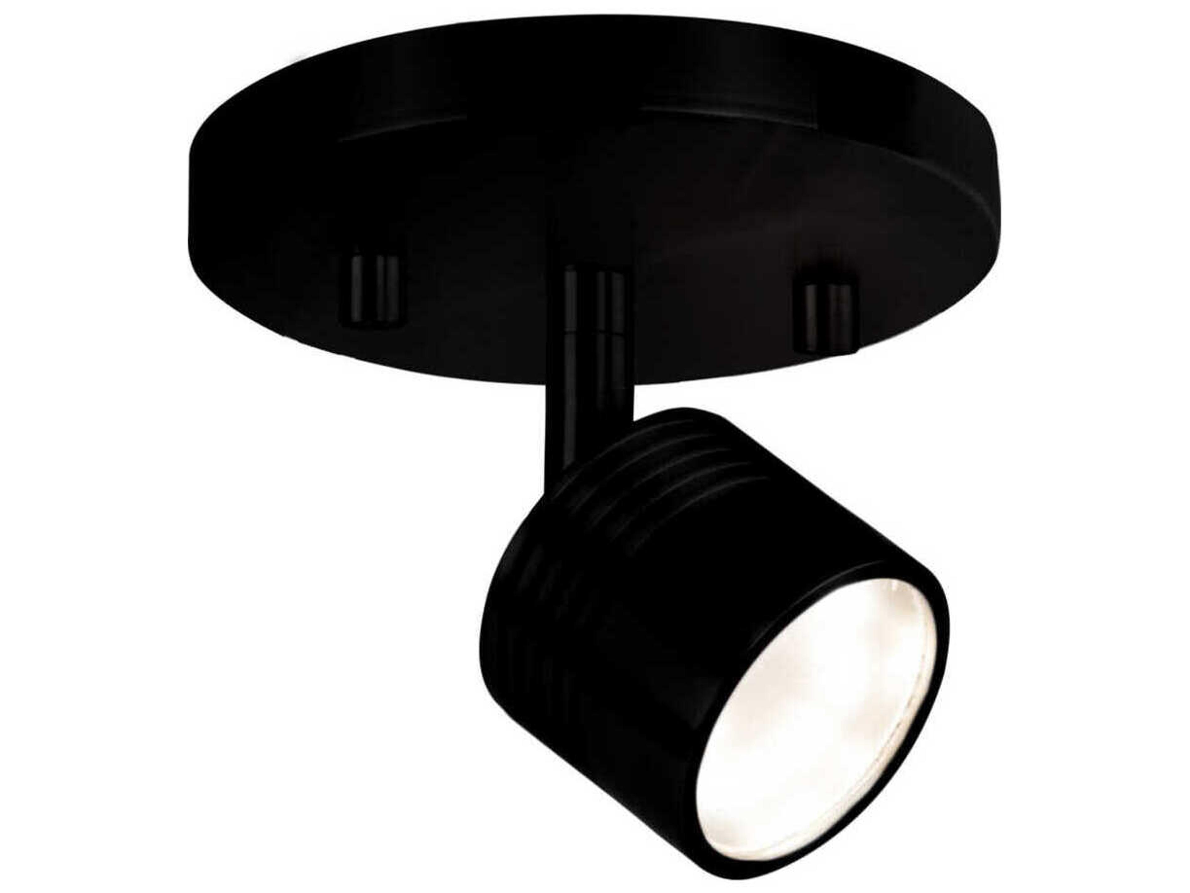 Kuzco Lighting Lyra Black Cylinder Track & Rail Light