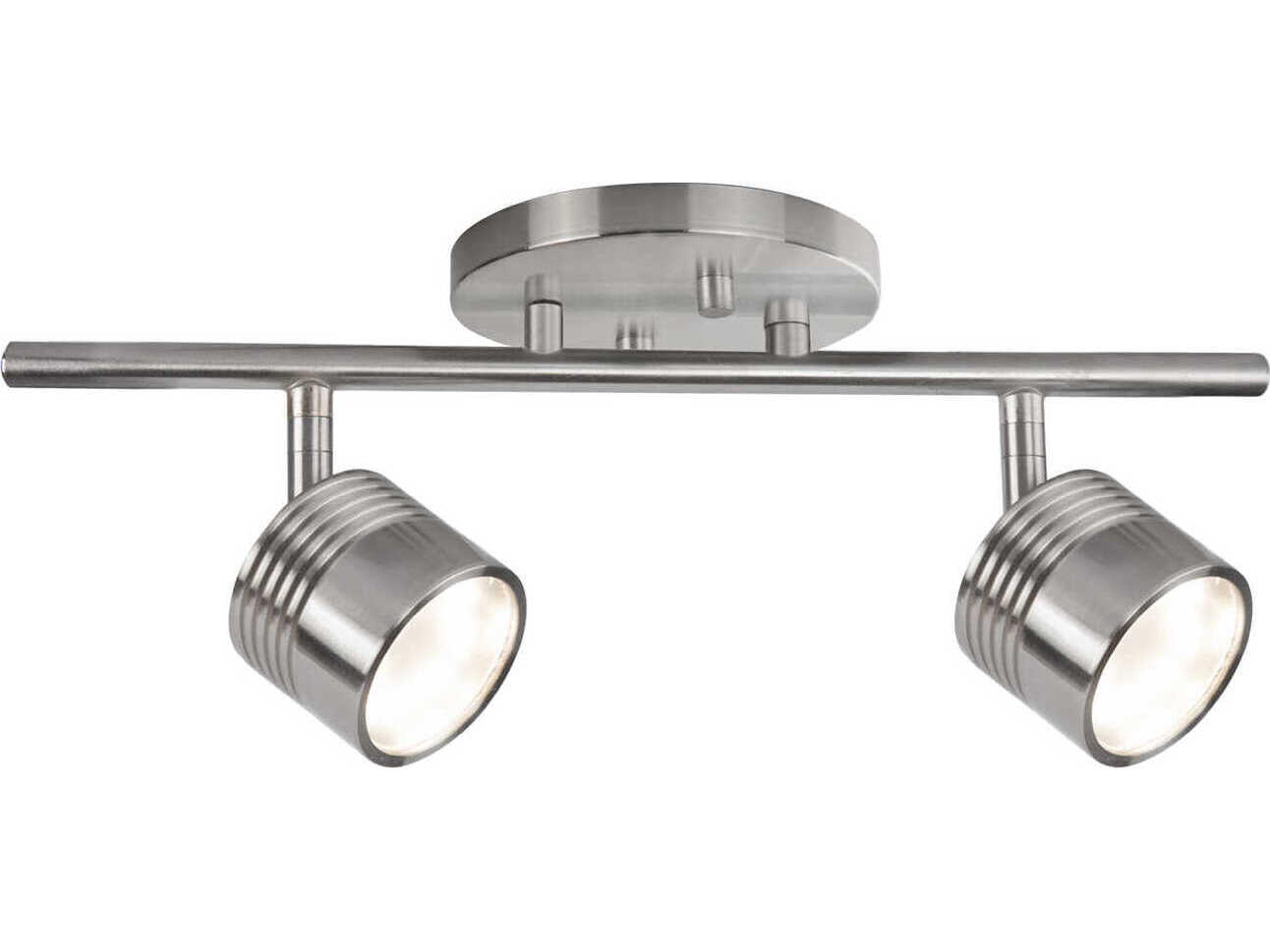 Kuzco Lighting Lyra Brushed Nickel Cylinder Track & Rail Light