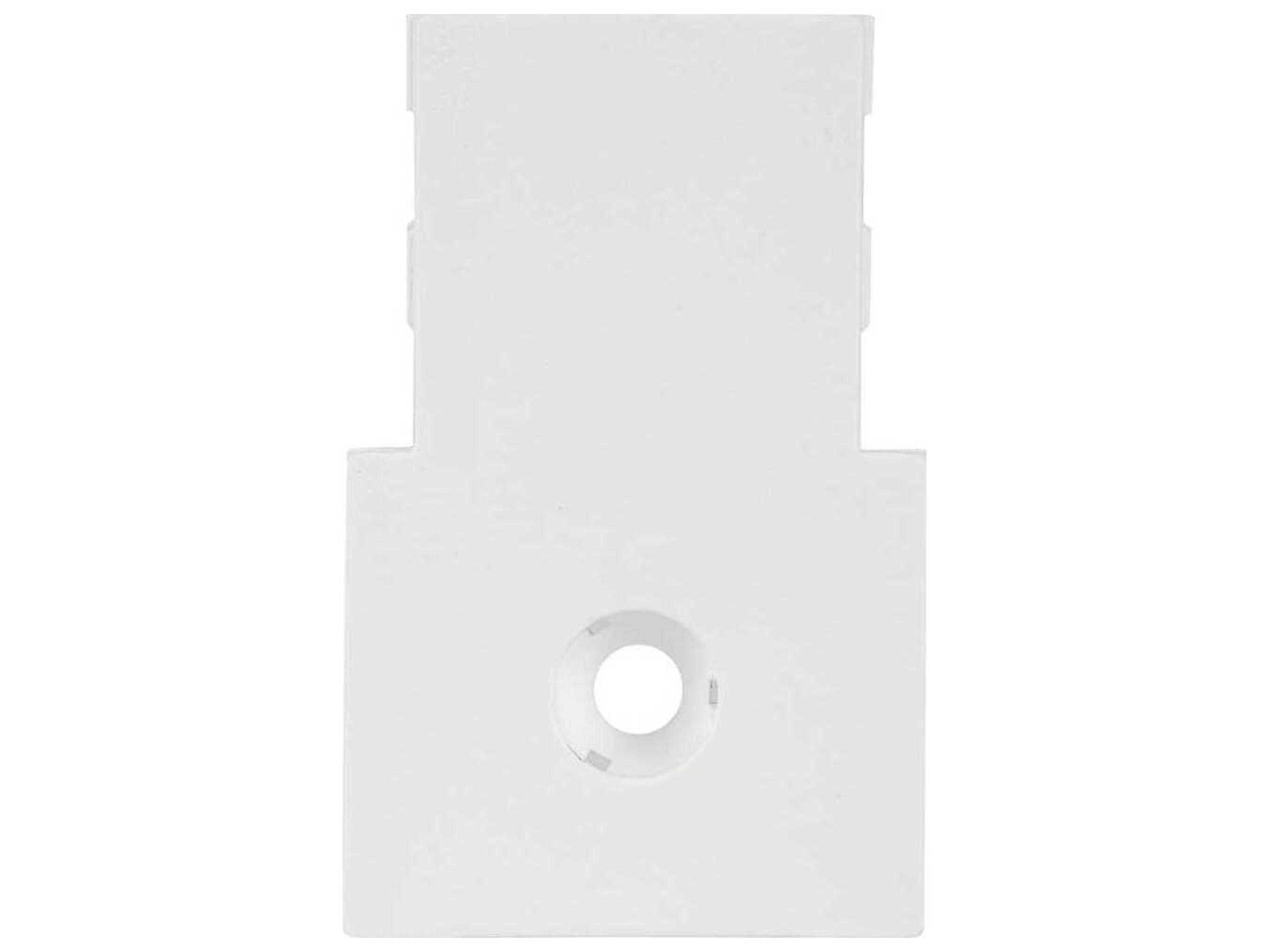 Trilo Track Track Cap White Connector