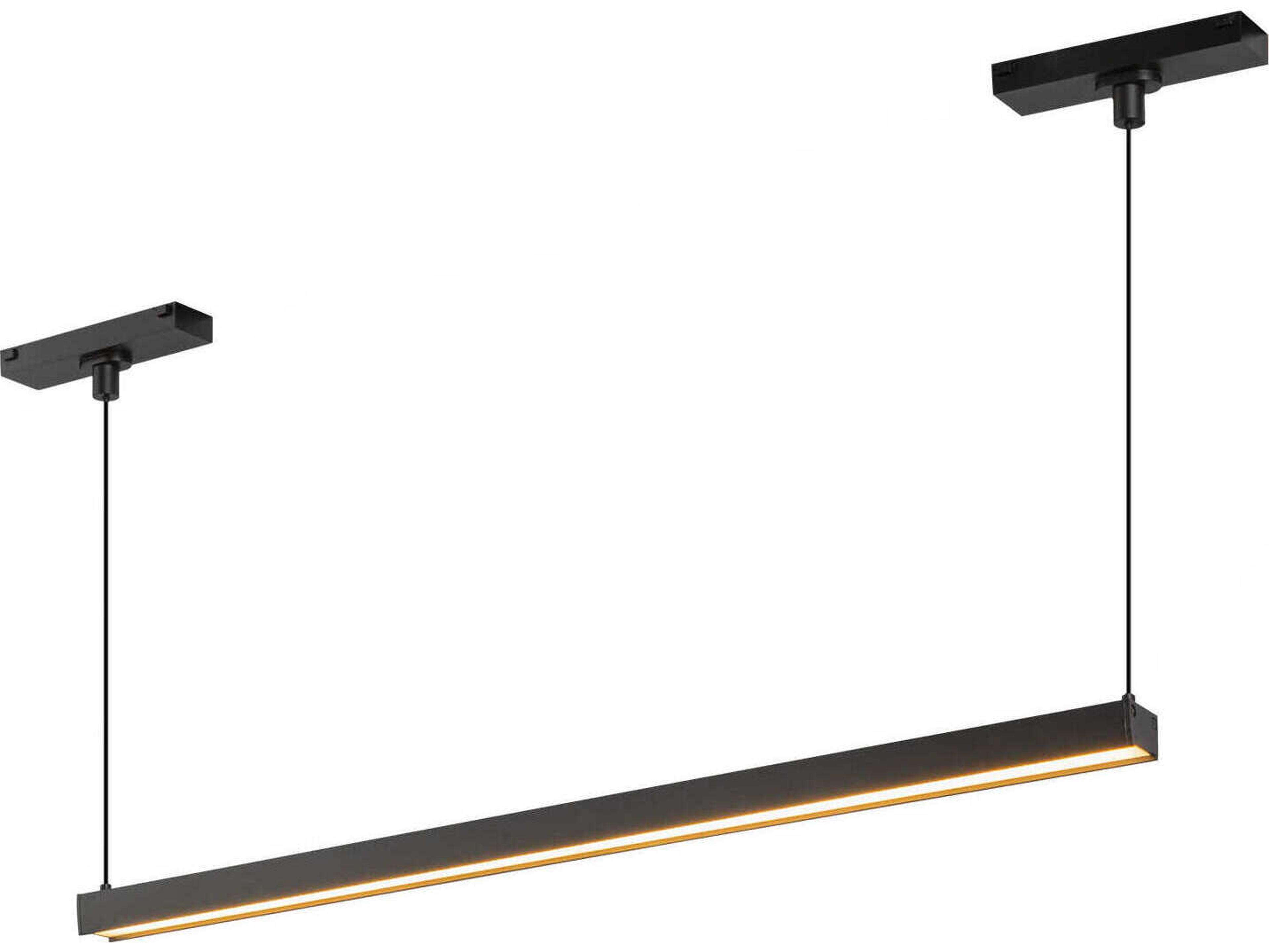 Kuzco Lighting Mira Black Trilo Track Linear Pendant