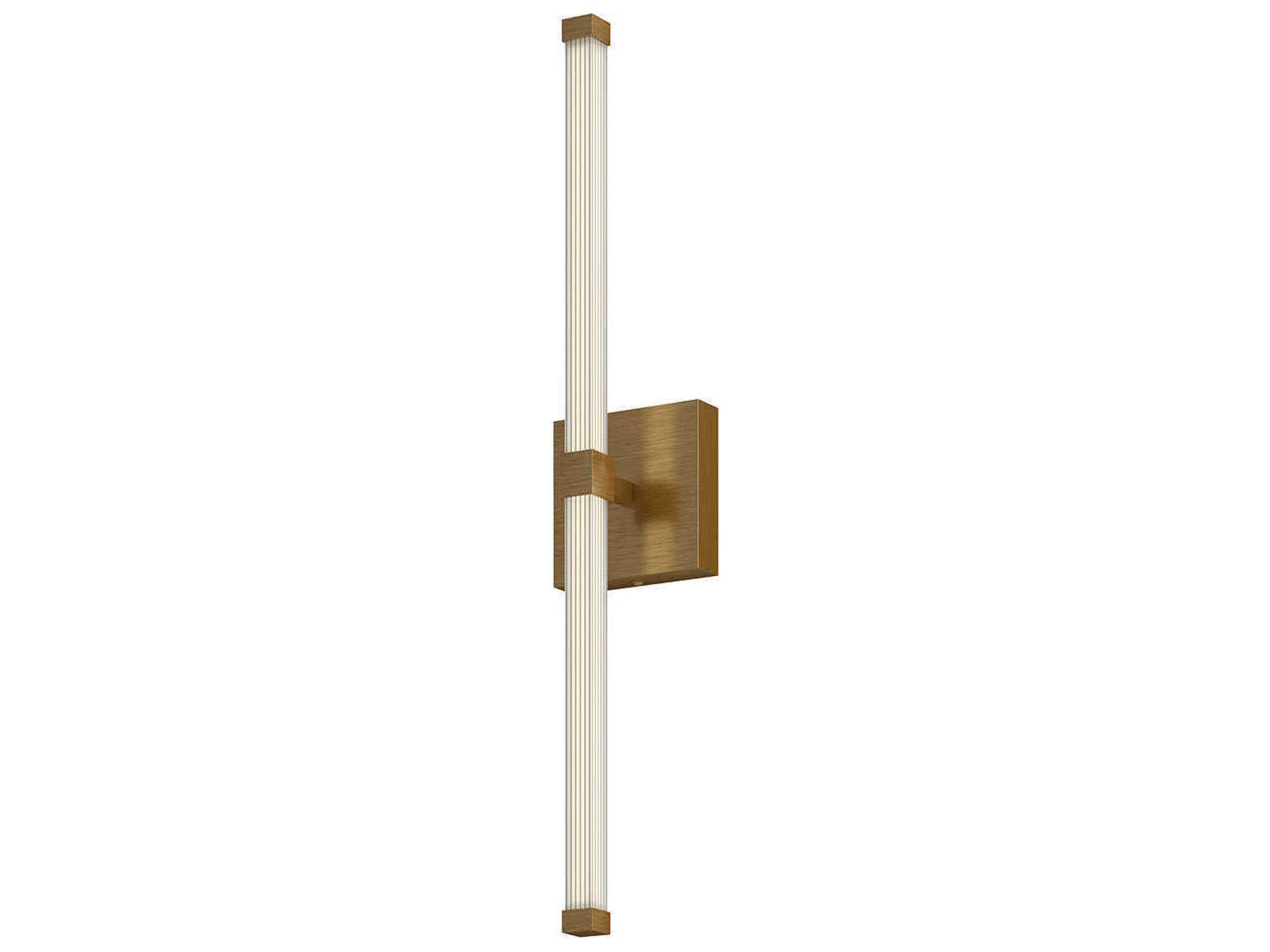 Kuzco Lighting Blade Brushed Gold Wall Sconce