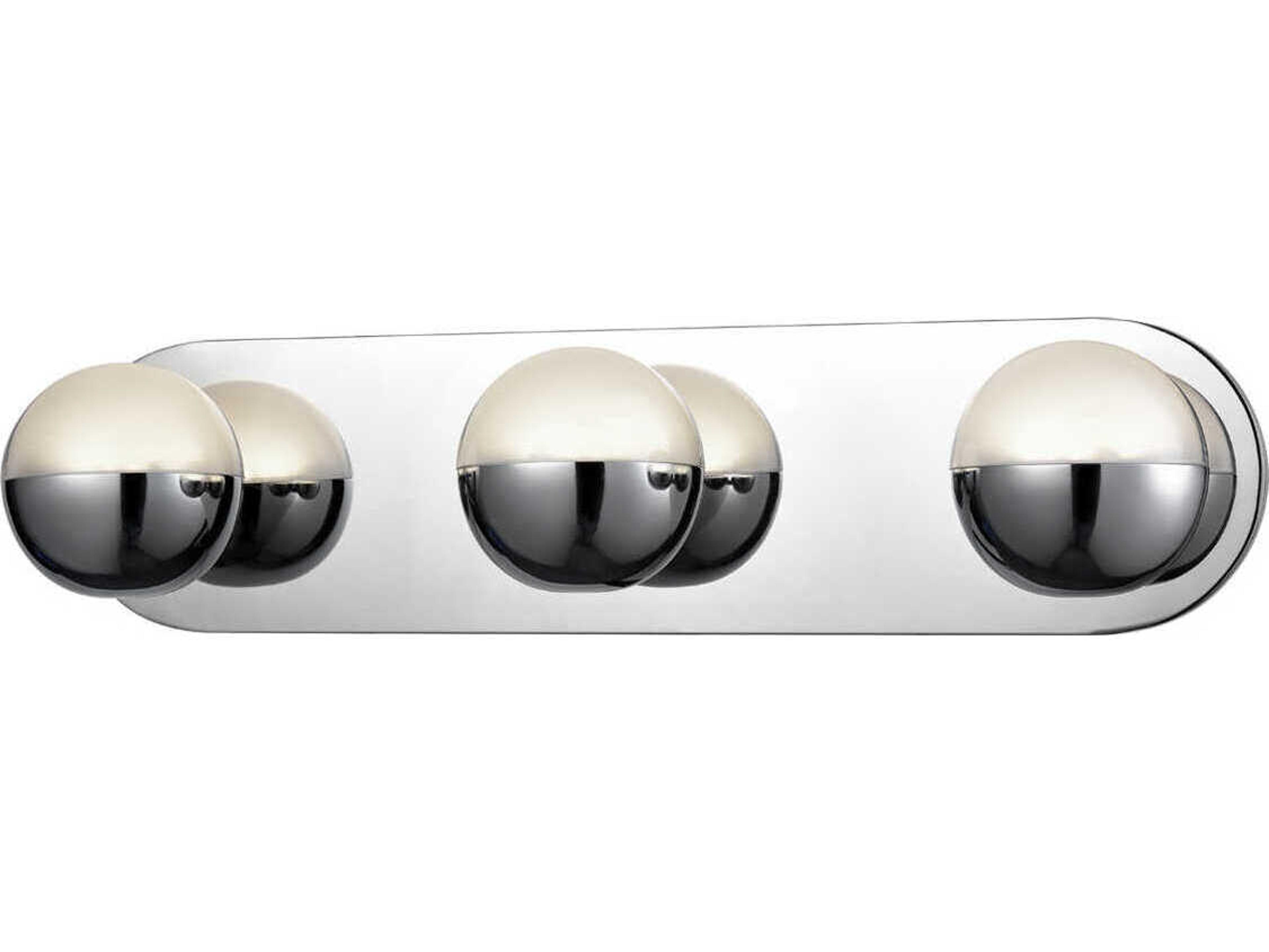 Kuzco Lighting Pluto Chrome Vanity Light