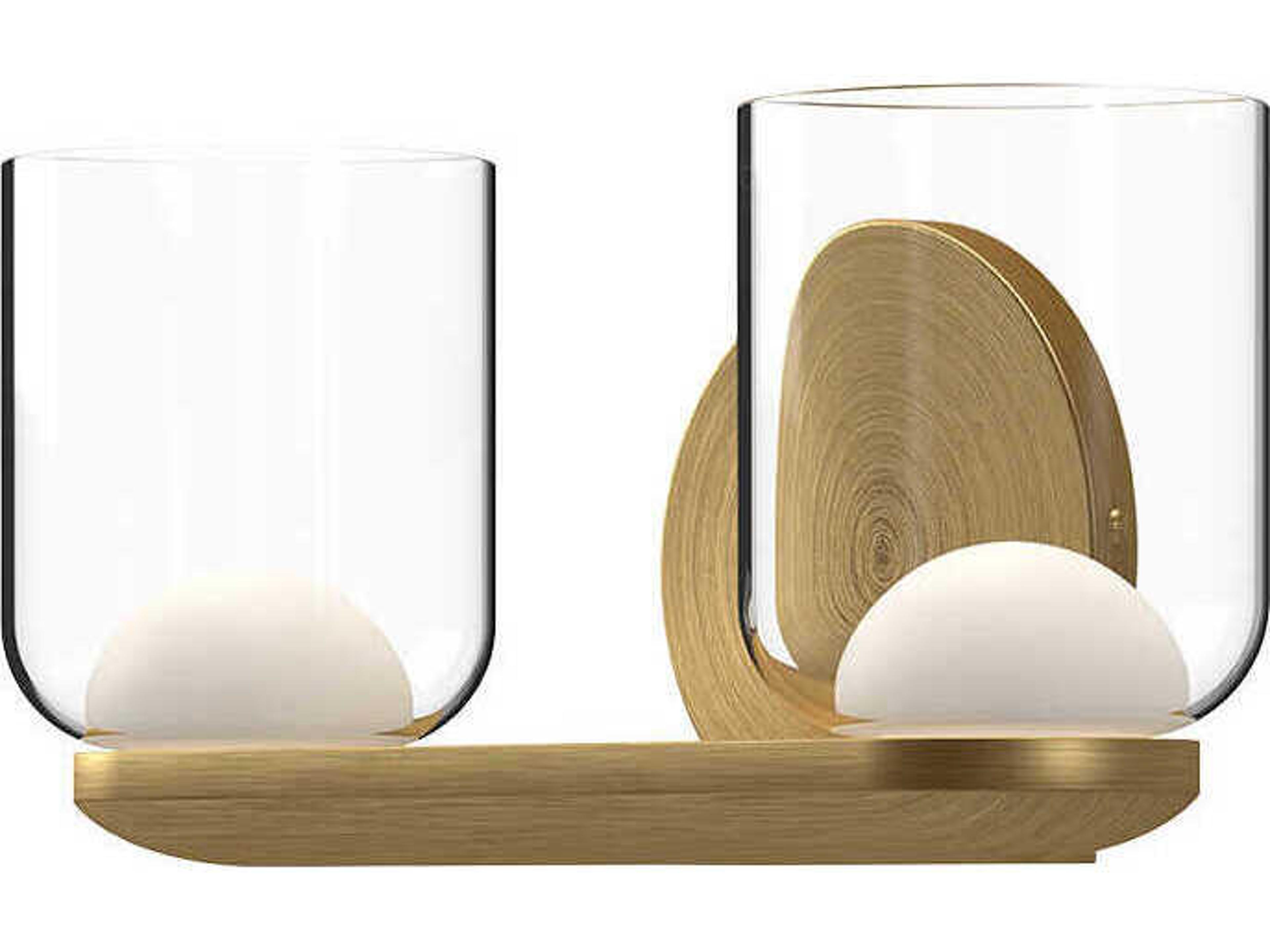 Kuzco Lighting Cedar Brushed Gold Vanity Light