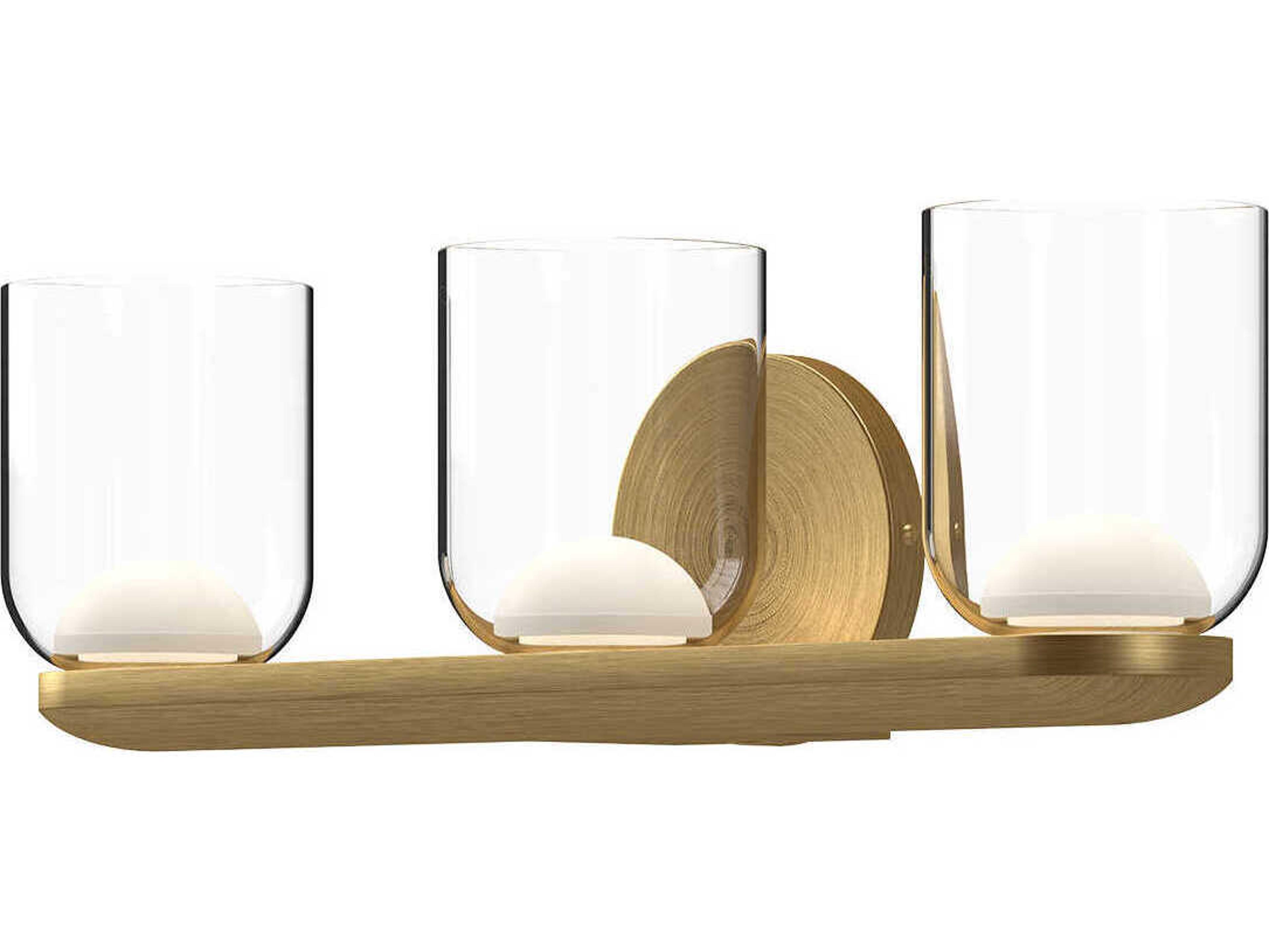 Kuzco Lighting Cedar Brushed Gold Vanity Light