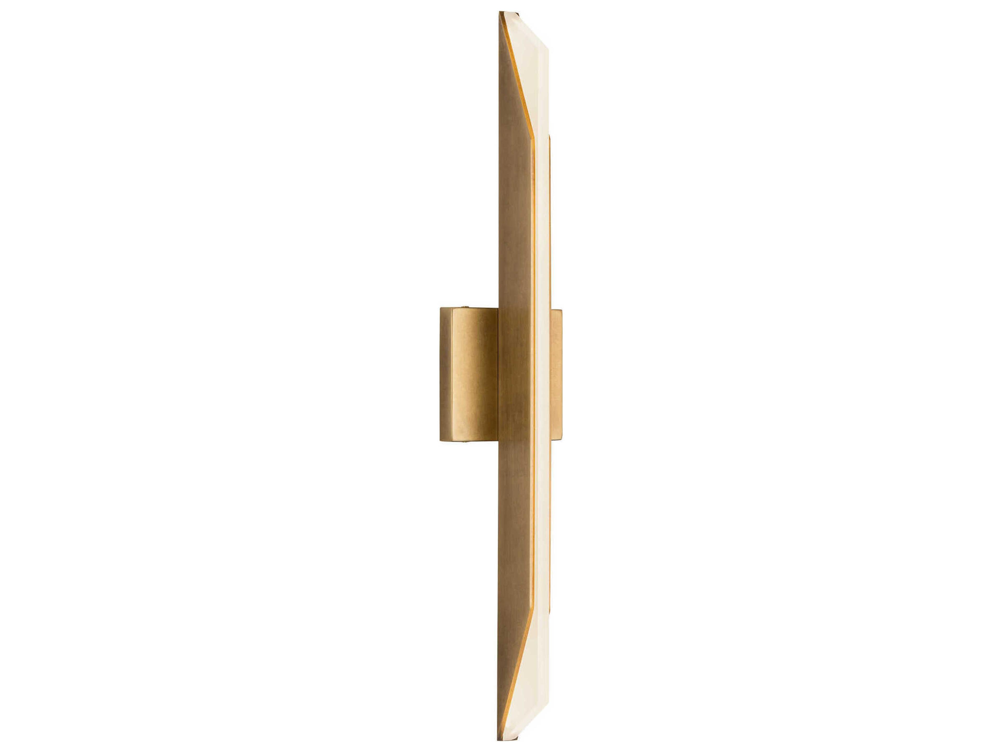 Kuzco Lighting Tachi Vintage Brass Vanity Light
