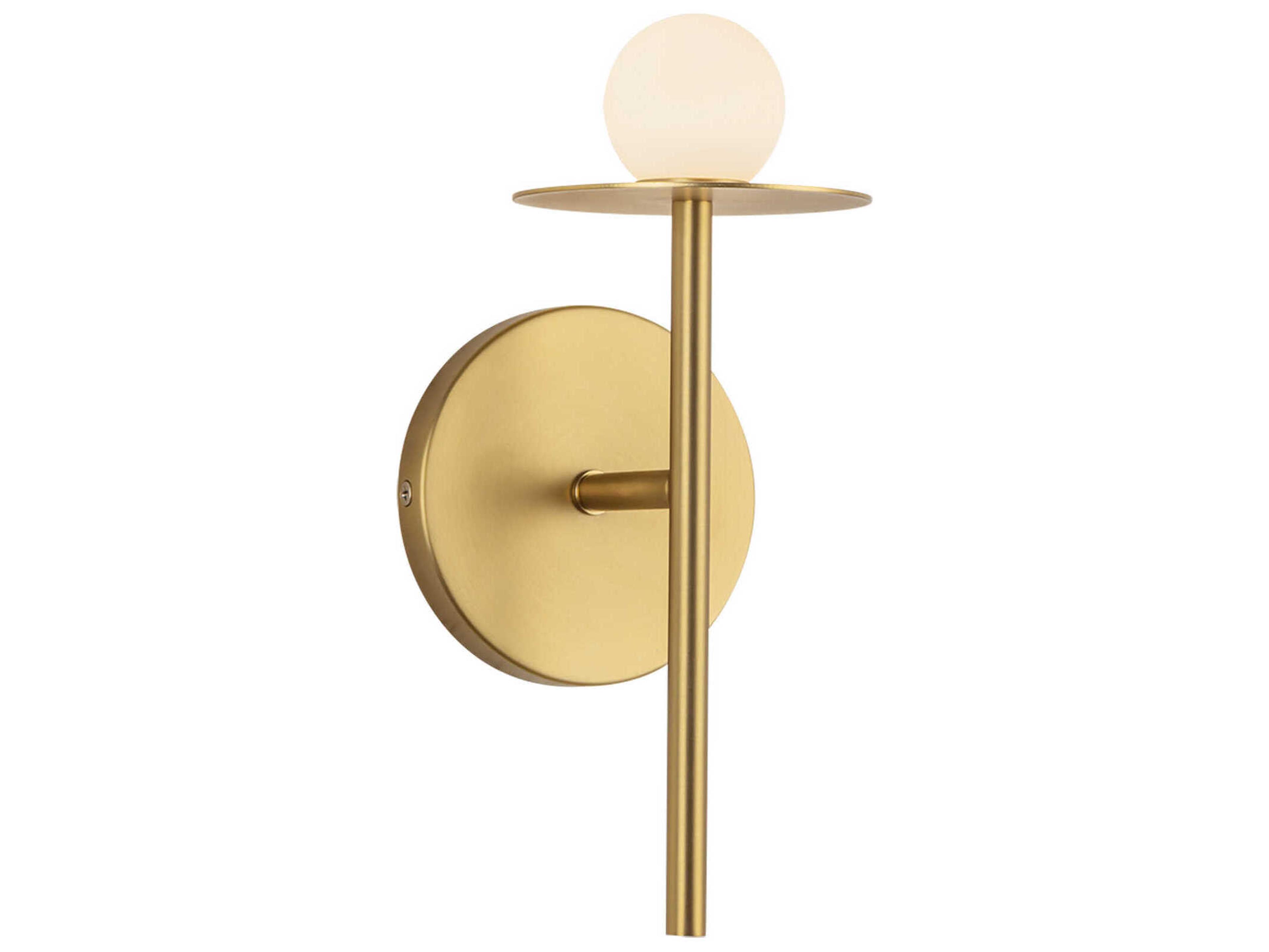 Kuzco Lighting Elixir Brushed Gold Wall Sconce