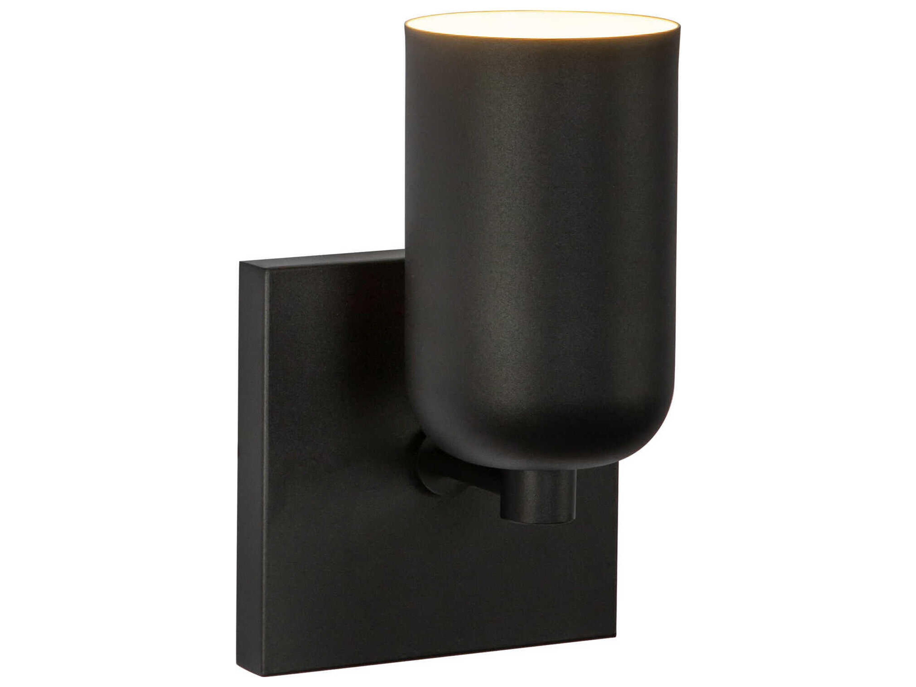 Kuzco Lighting Nola 1-Light Black Wall Sconce