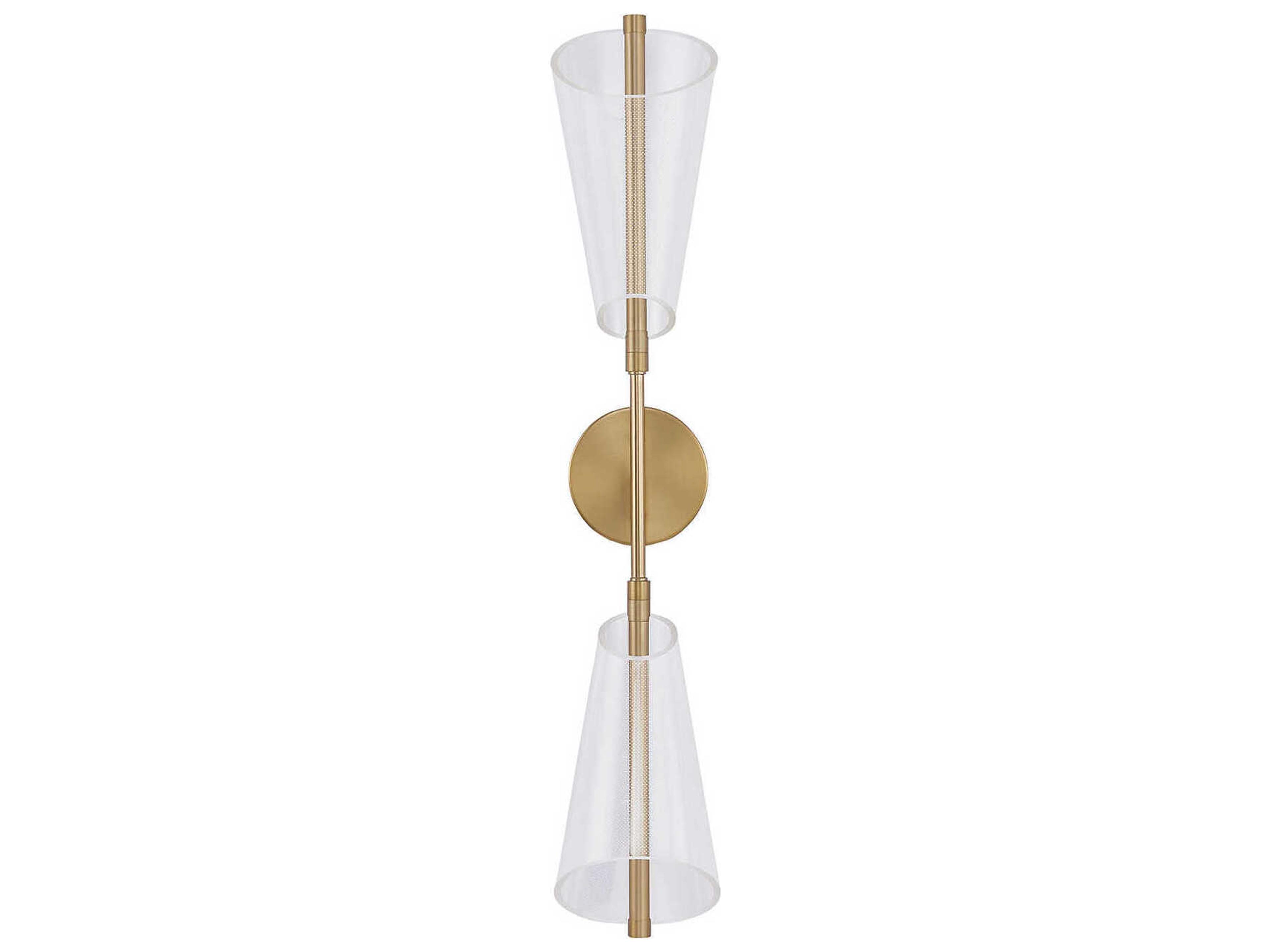 Kuzco Lighting Mulberry Brushed Gold Wall Sconce