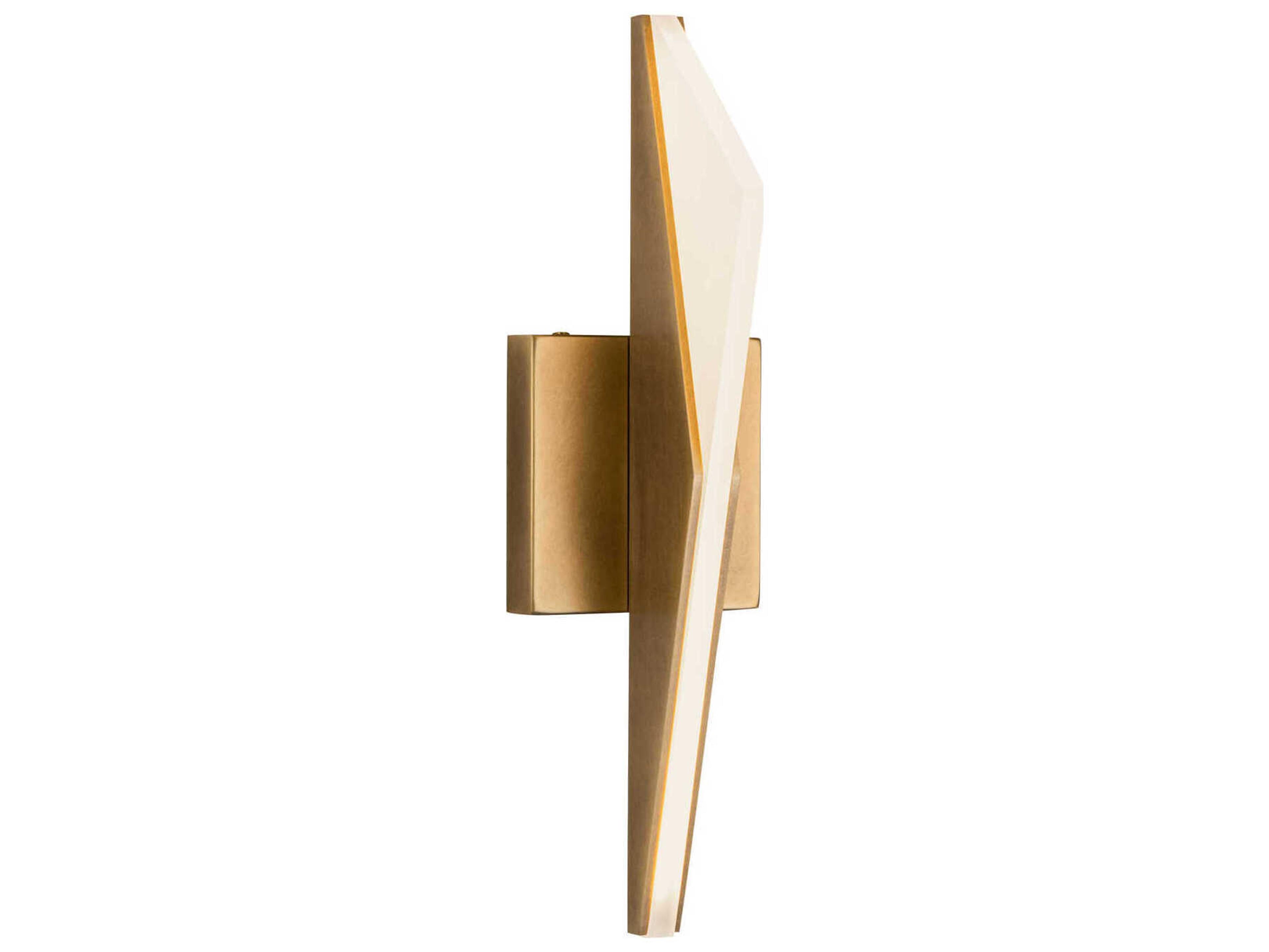 Kuzco Lighting Tachi Vintage Brass Wall Sconce