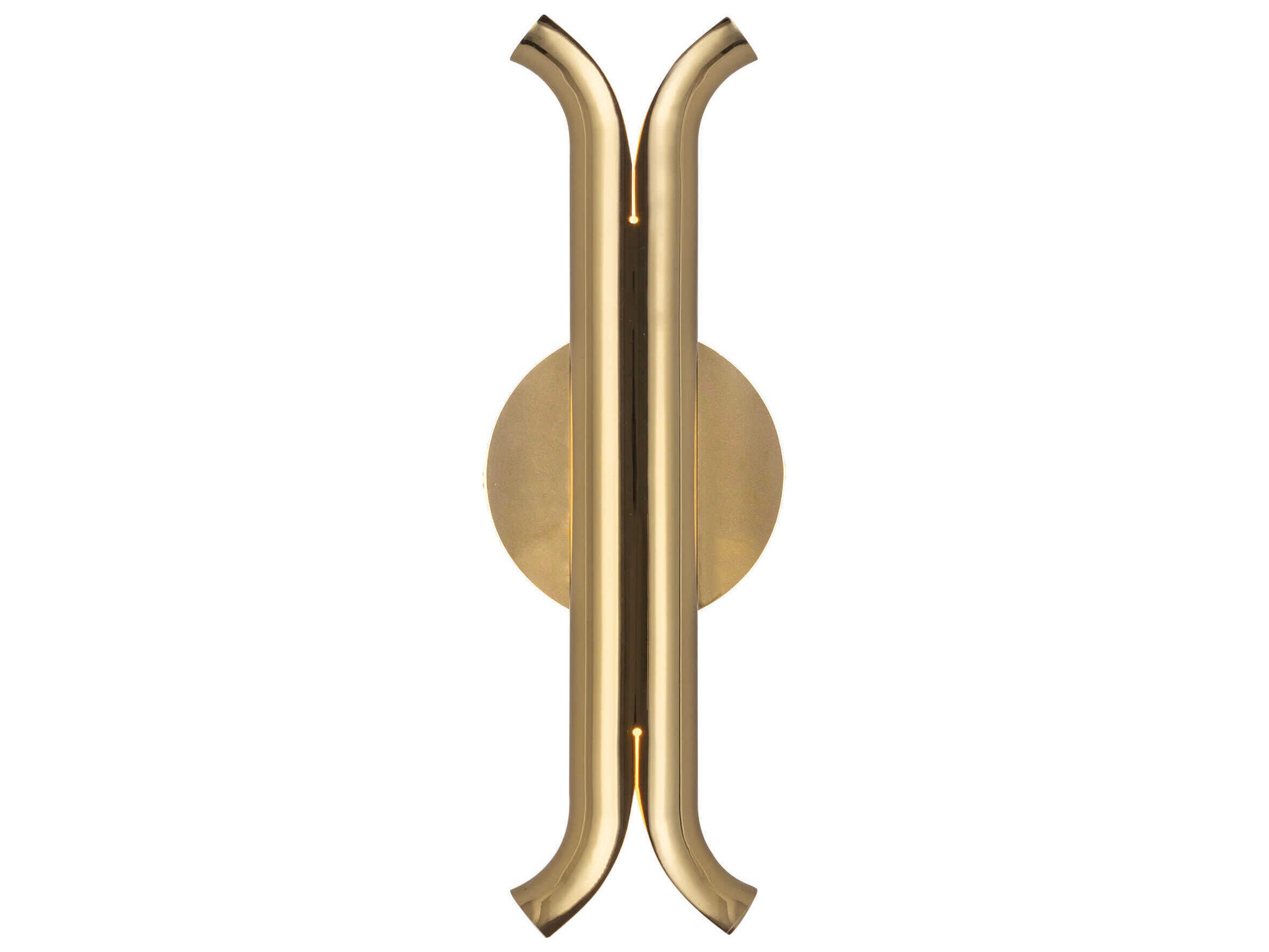 Kuzco Lighting Husk Metallic Brass Wall Sconce