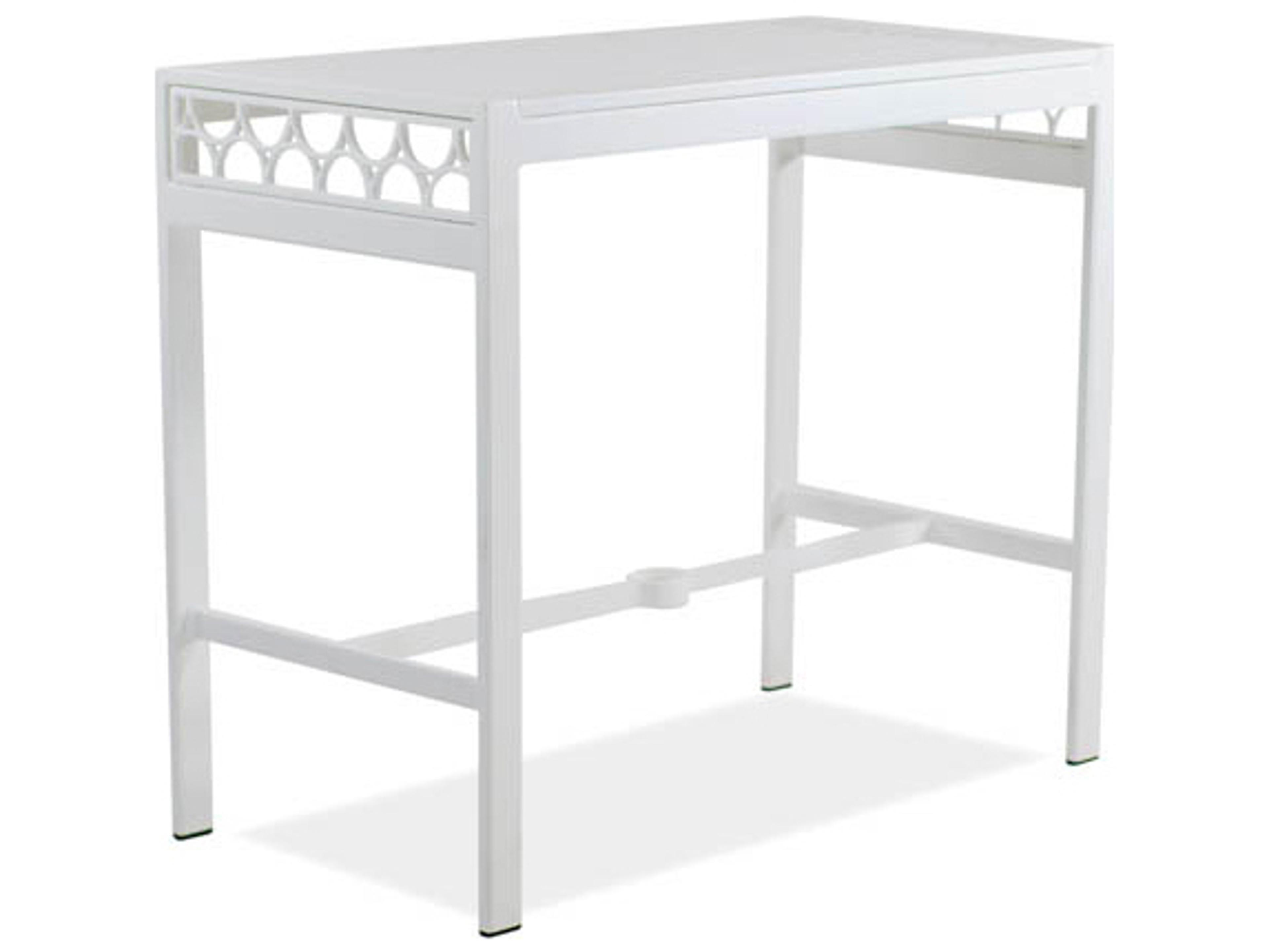 Koverton Parkview Cast Aluminum Rectangular Patio Bar Table