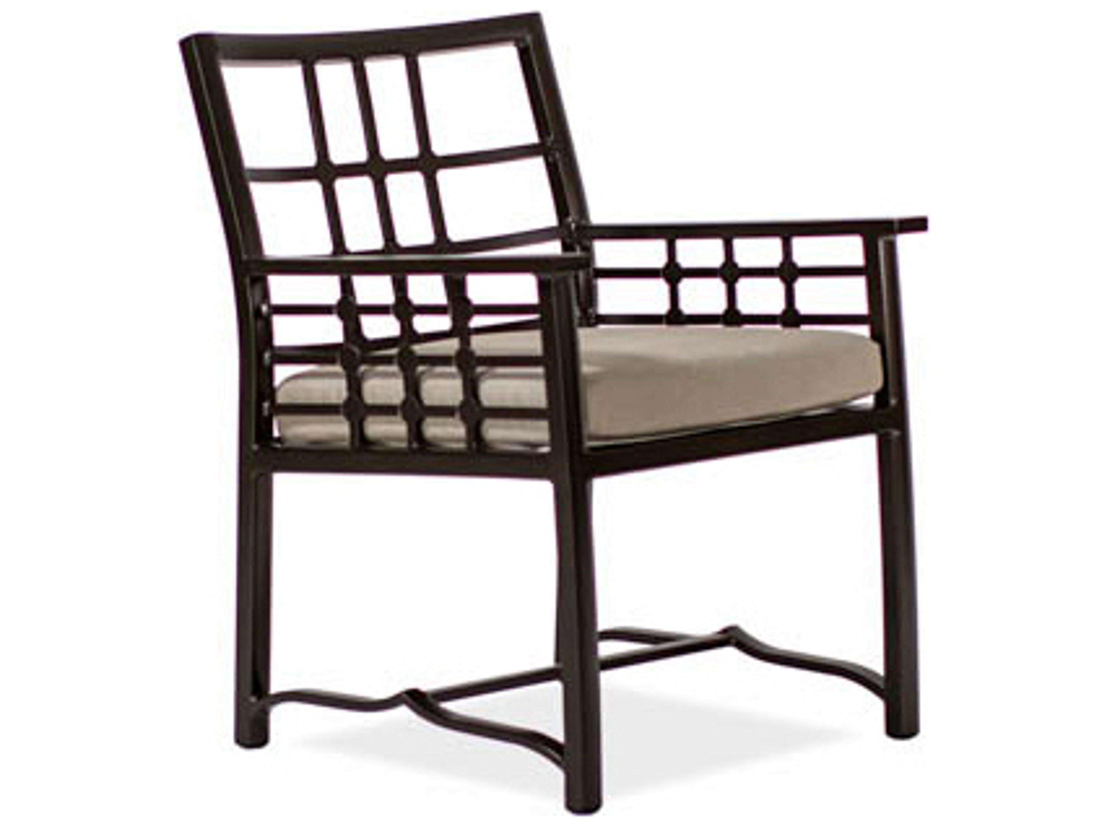 Koverton Evans Cast Aluminum Arm Outdoor Patio Dining Chair