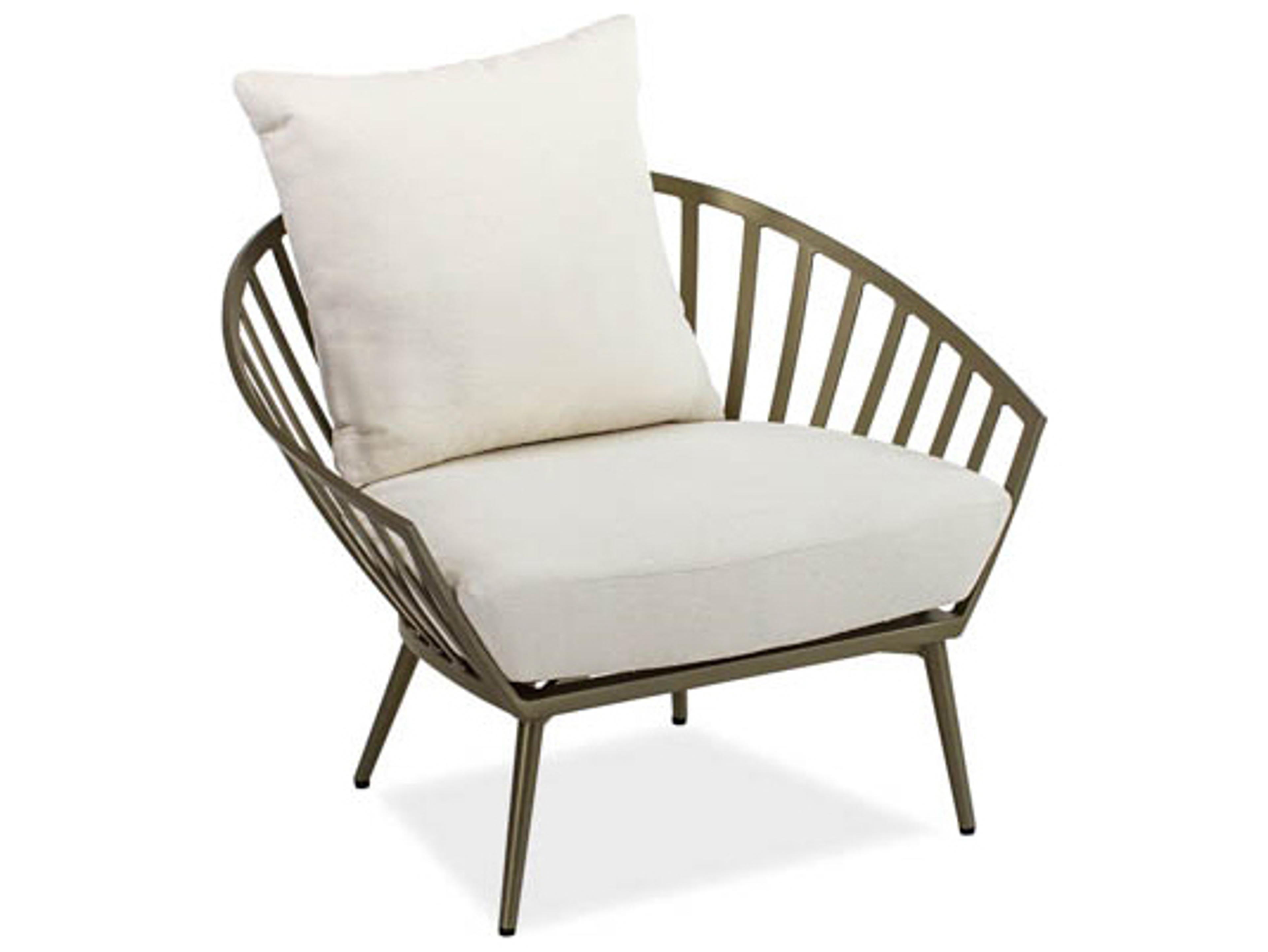 Ella Aluminum Cushion Arm Patio Lounge Chair