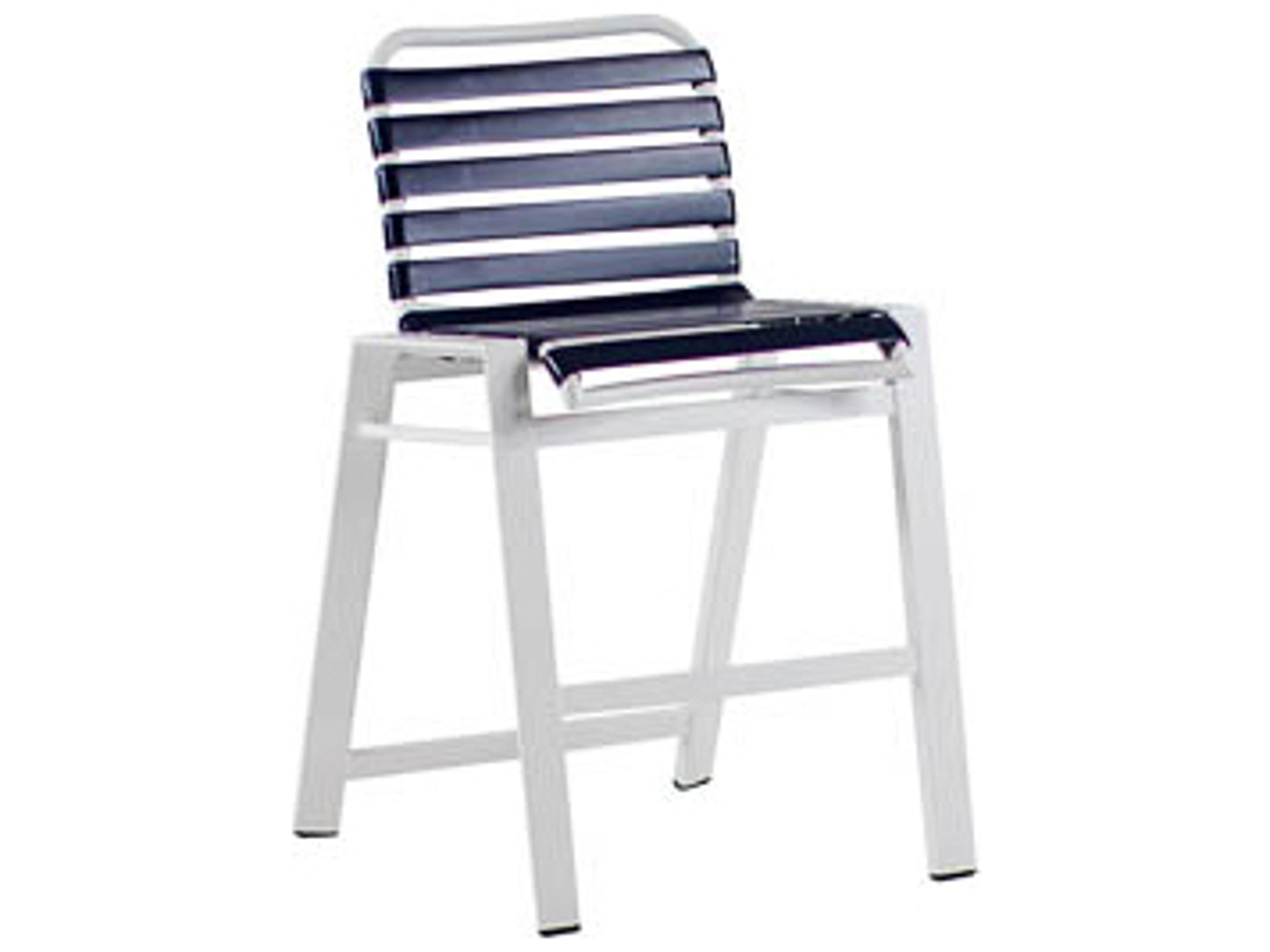 Koverton Endure Aluminum Strap Stationary Outdoor Bar Stool