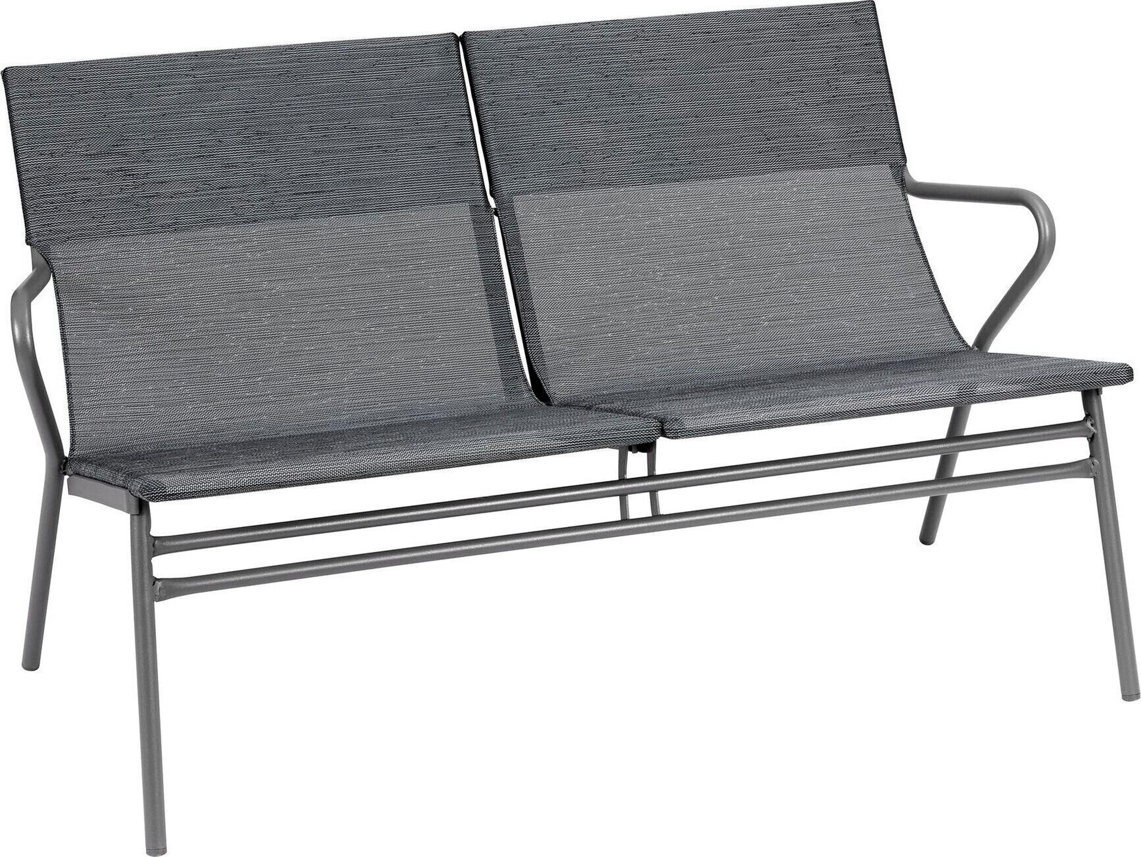 Lafuma Vence Steel Cushion Bench