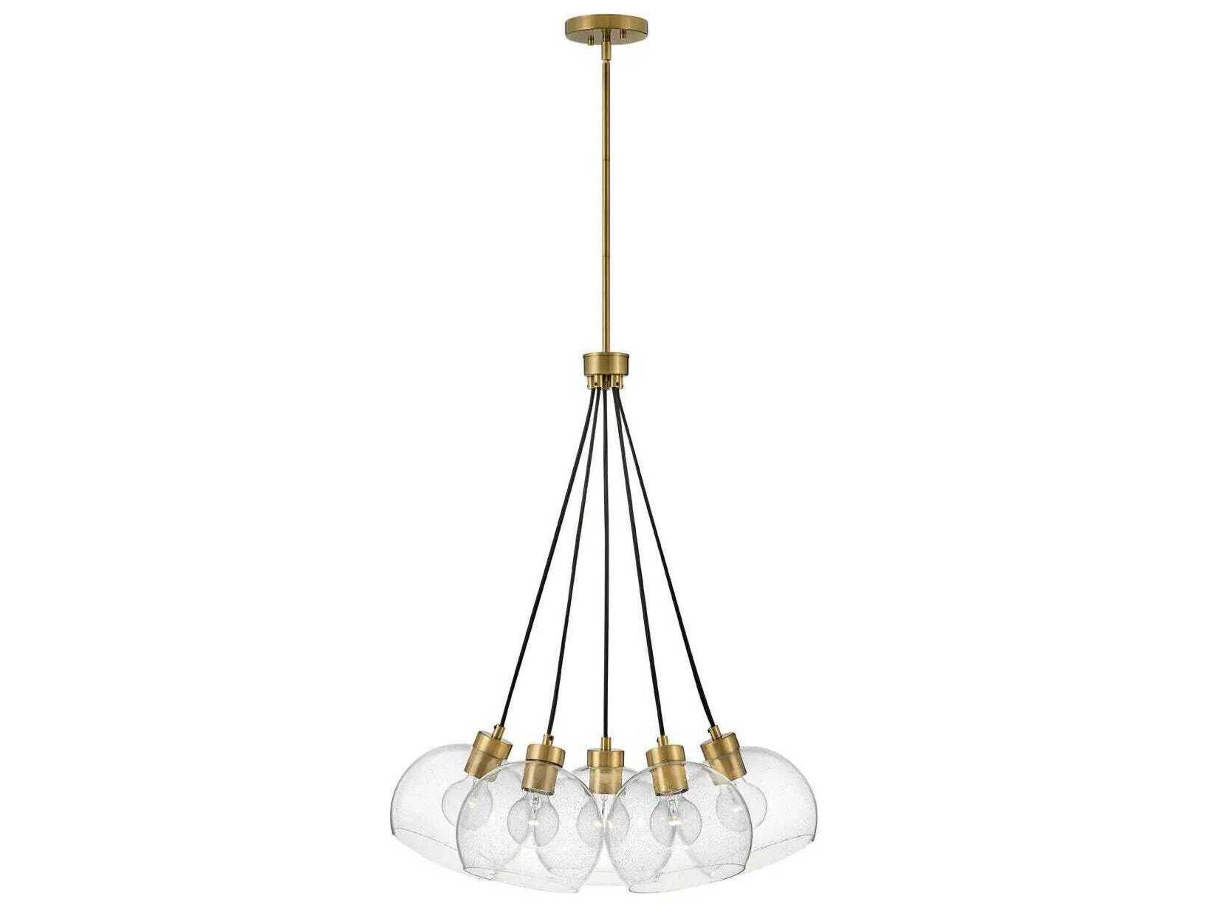 Lark Living Rumi 5-Light Lacquered Brass Globe Pendant