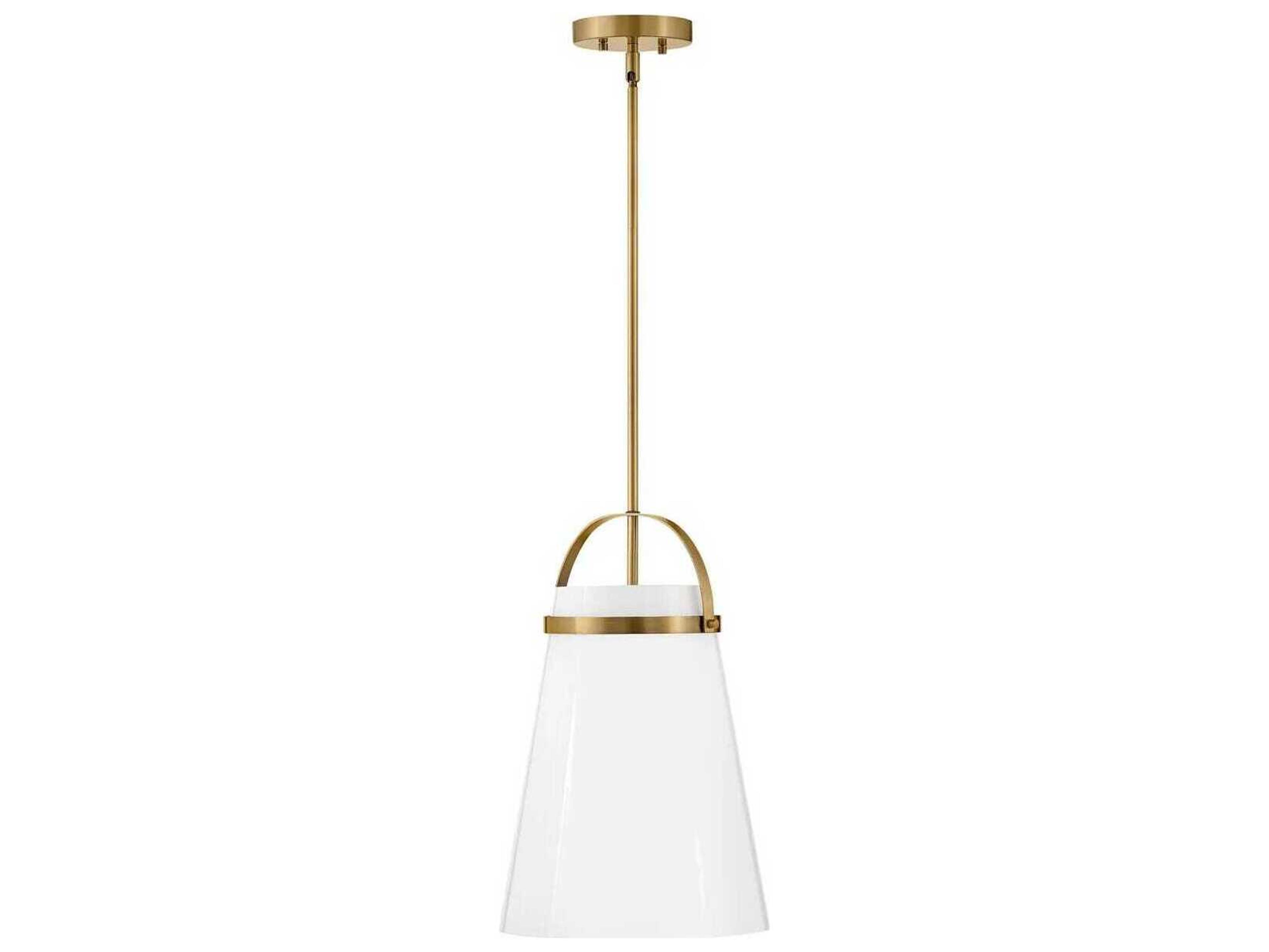 Tori 1-Light Lacquered Brass Mini Pendant