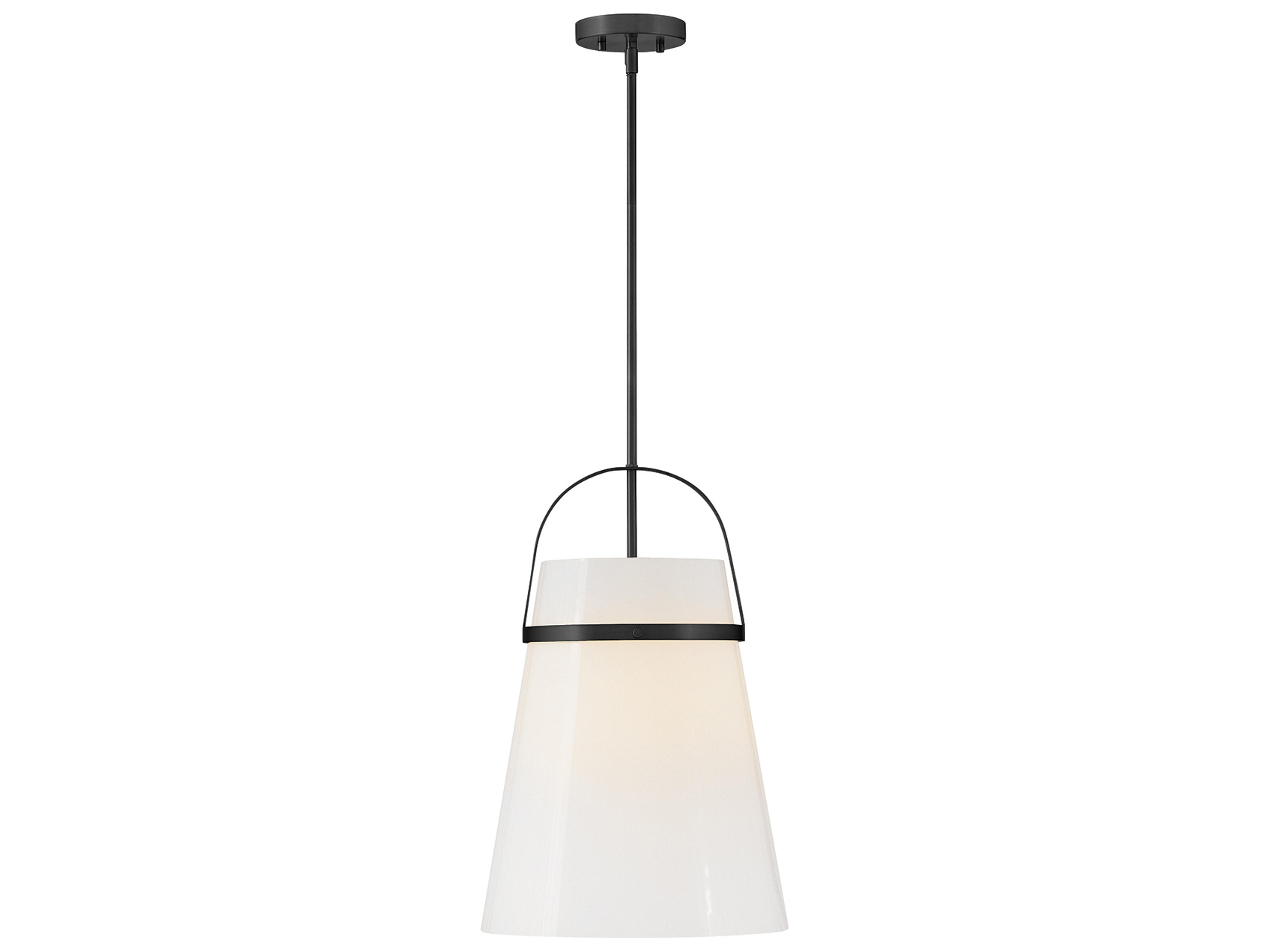Lark Living Tori 1-Light Black Bell Pendant
