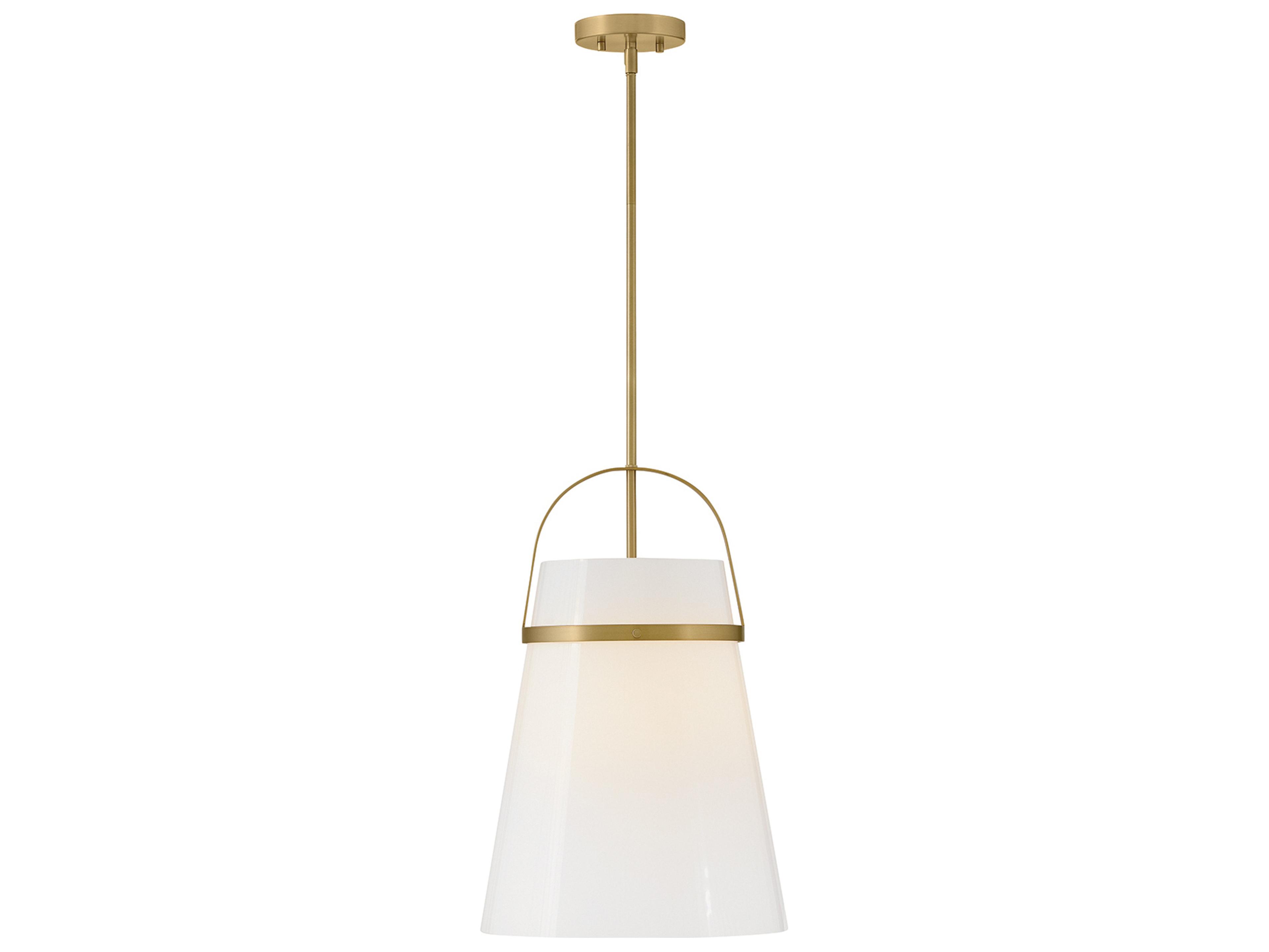 Lark Living Tori 1-Light Lacquered Brass Bell Pendant