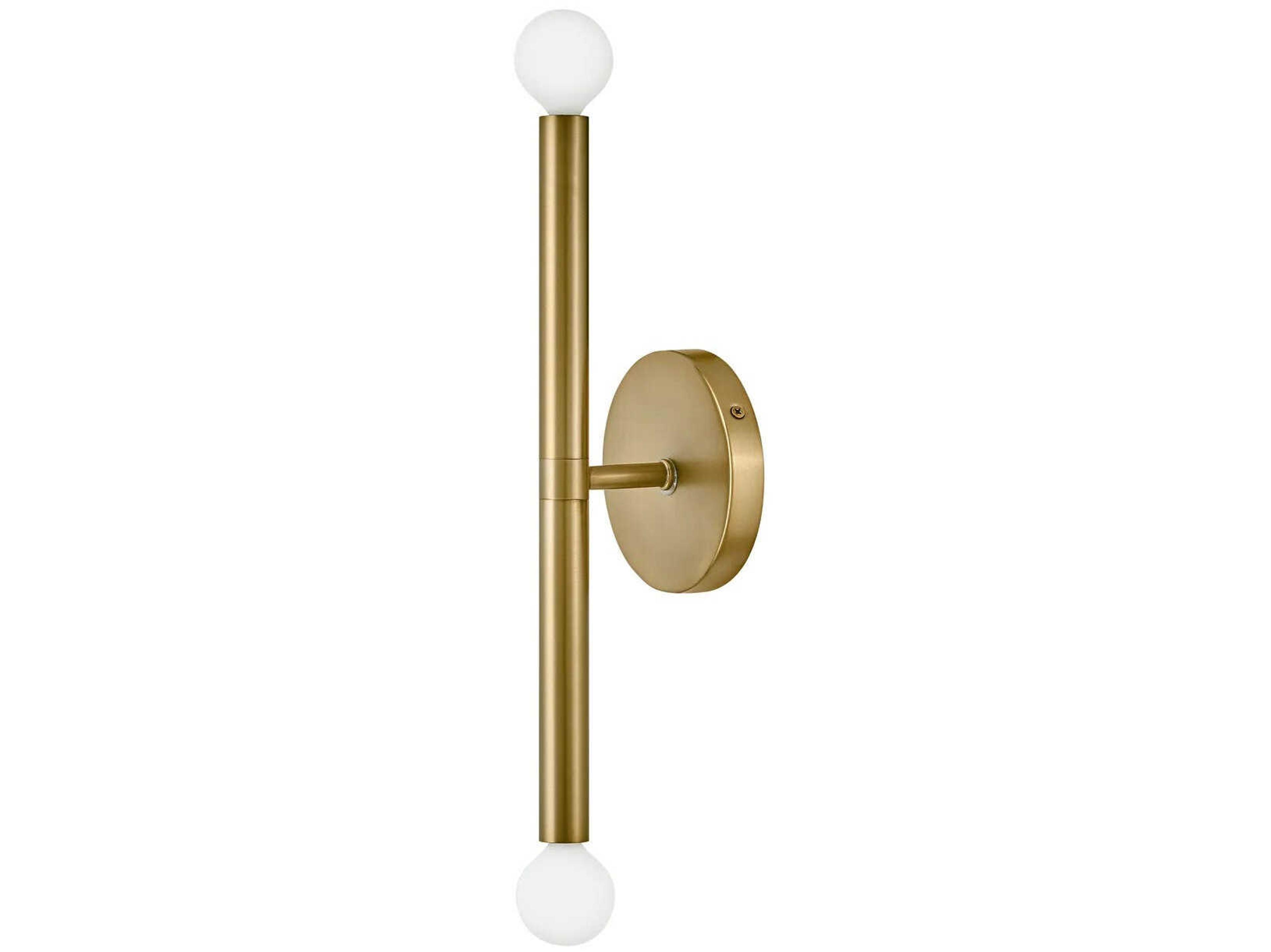 Lark Living Millie 2-Light Lacquered Brass Wall Sconce