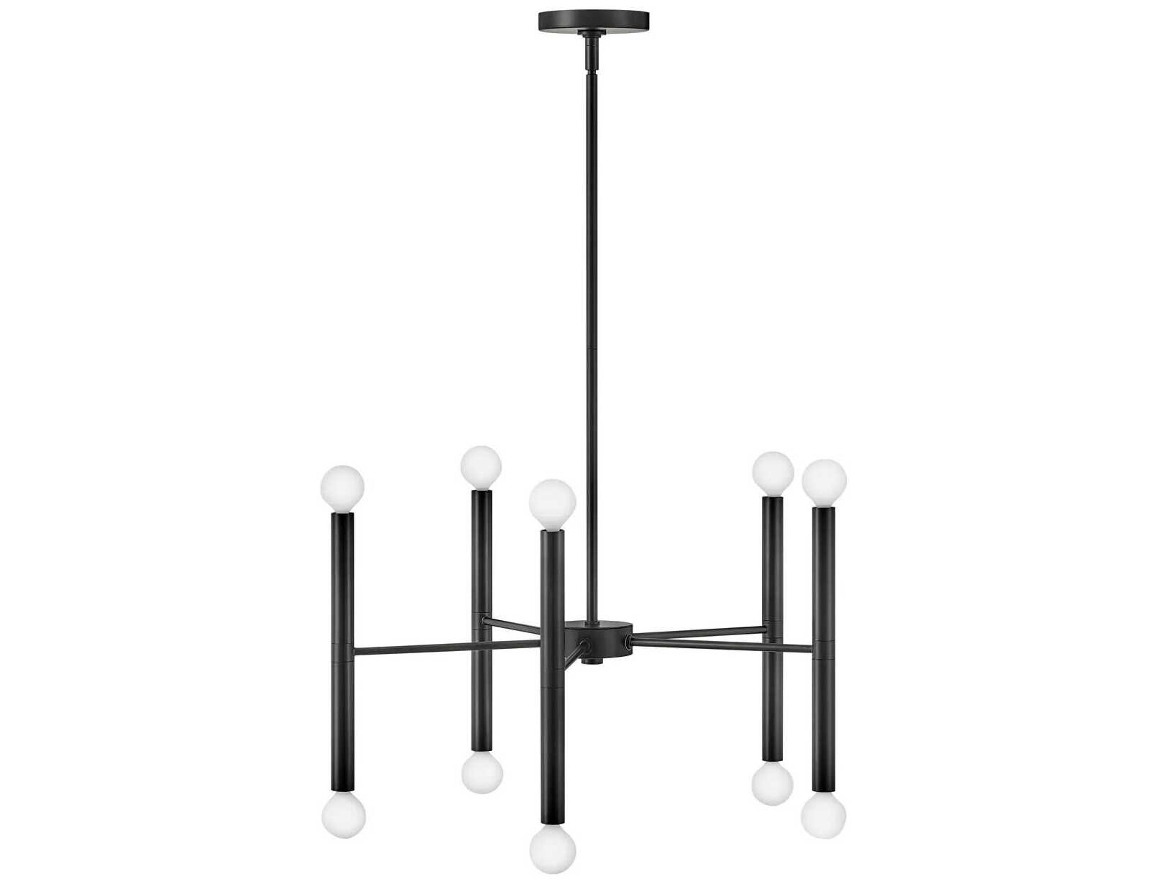 Lark Living Millie 10-Light Black Chandelier
