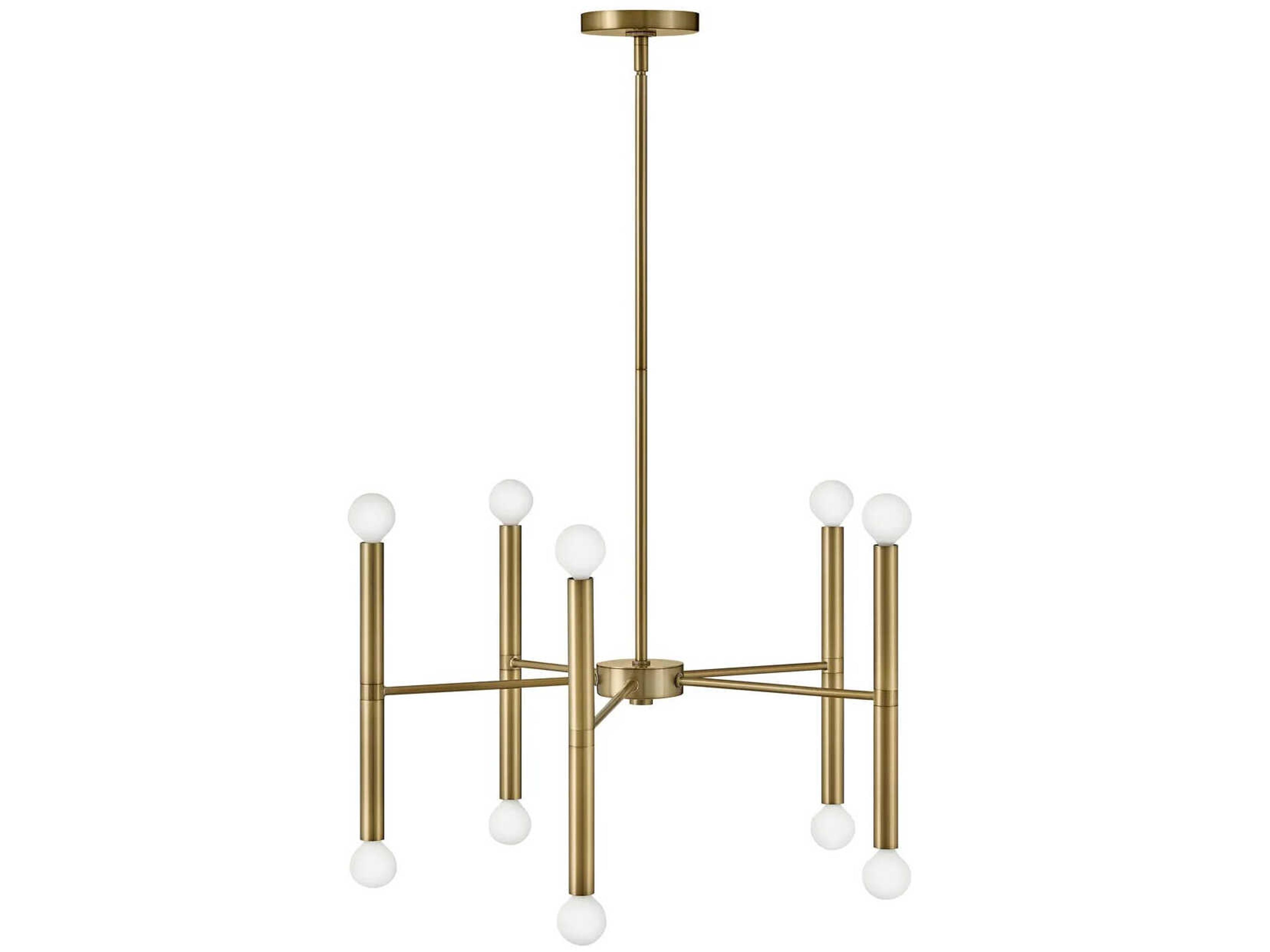 Lark Living Millie 10-Light Lacquered Brass Chandelier