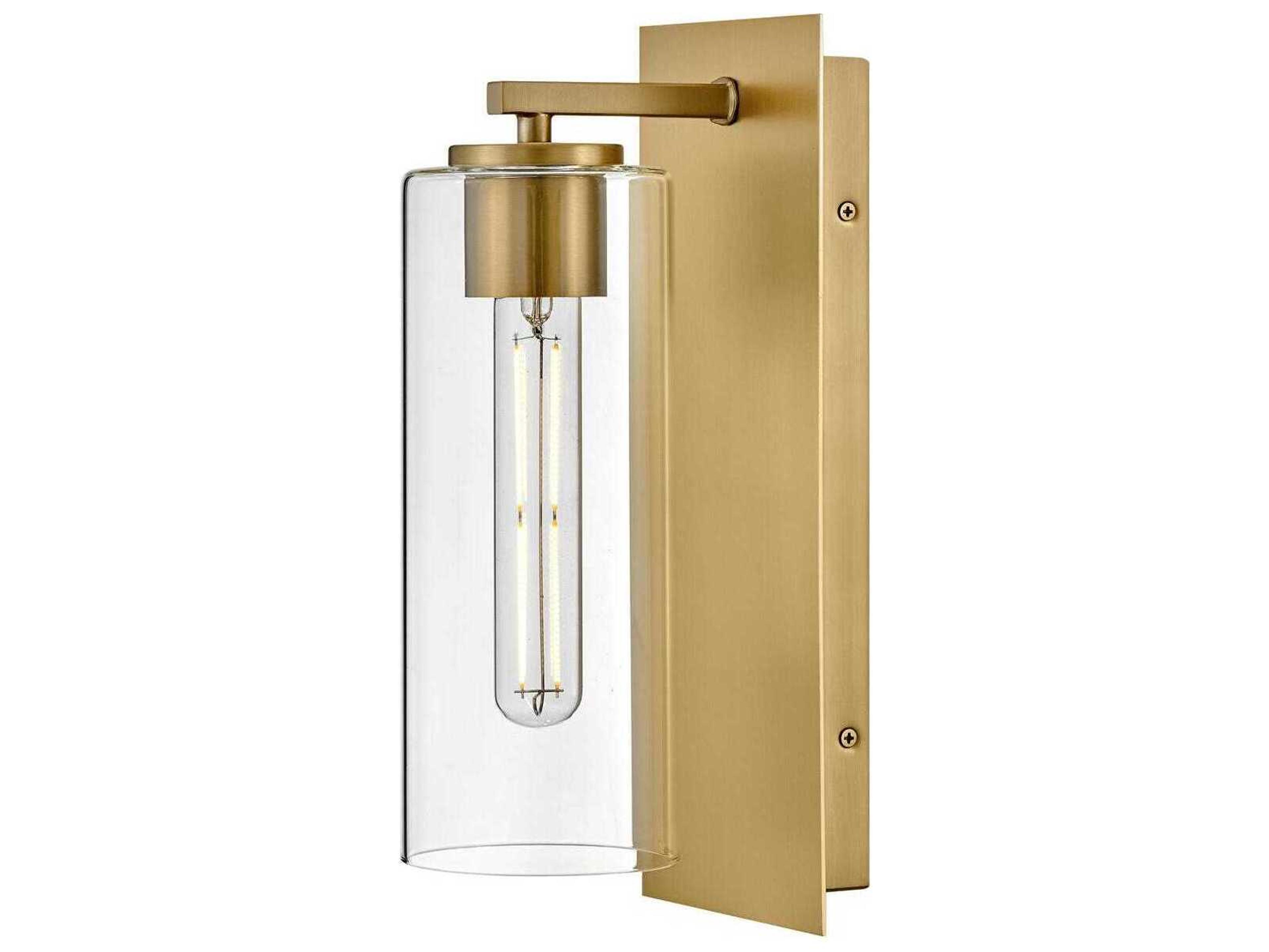 Lark Living Lane 1-Light Lacquered Brass Wall Sconce