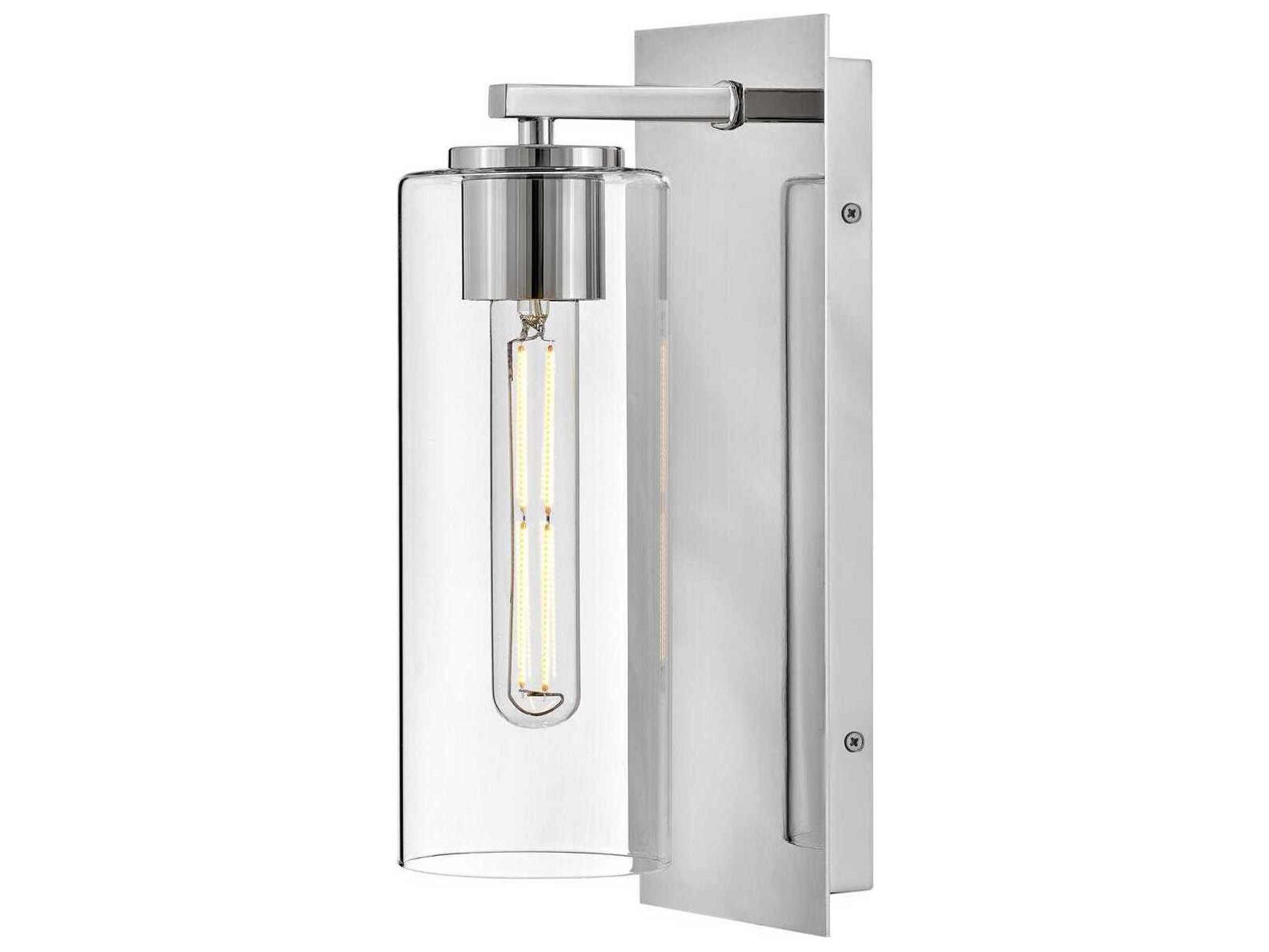 Lark Living Lane 1-Light Polished Nickel Wall Sconce