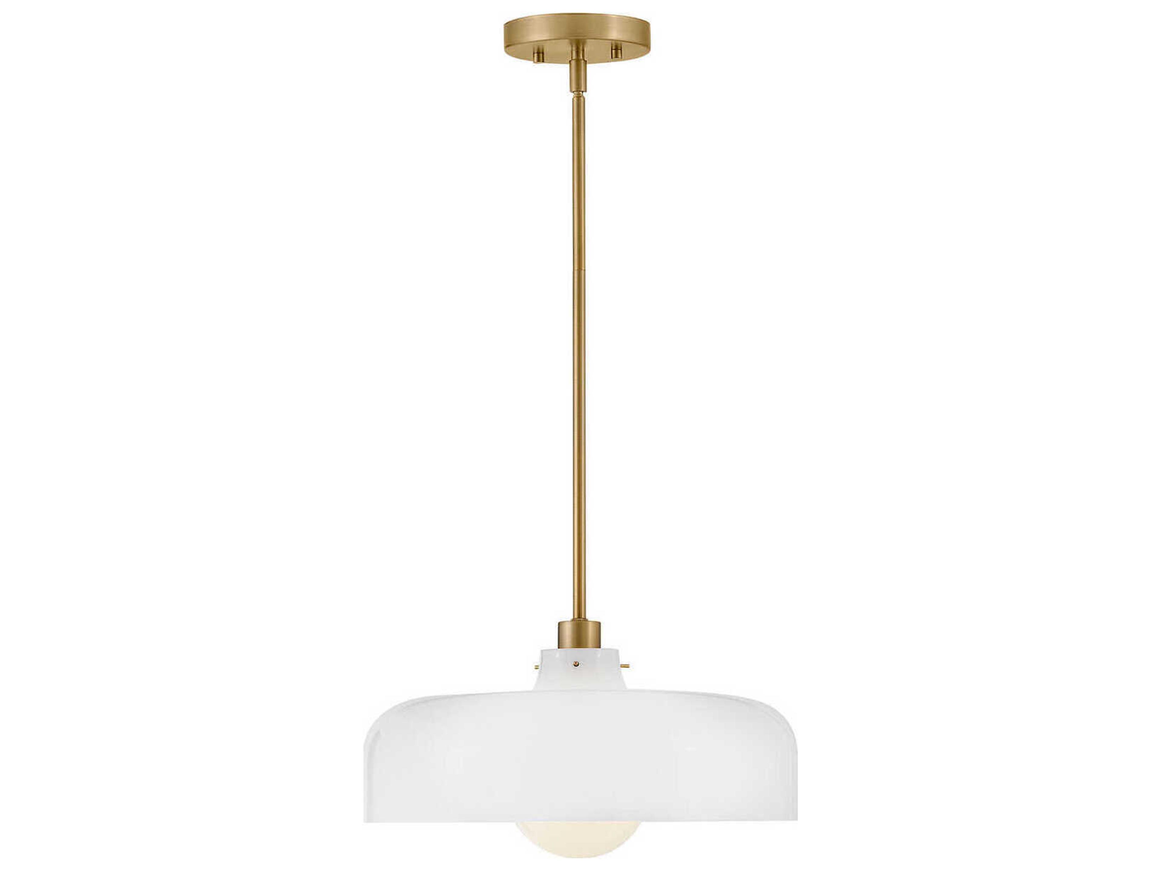 Lark Living Maisie 1-Light Lacquered Brass Pendant