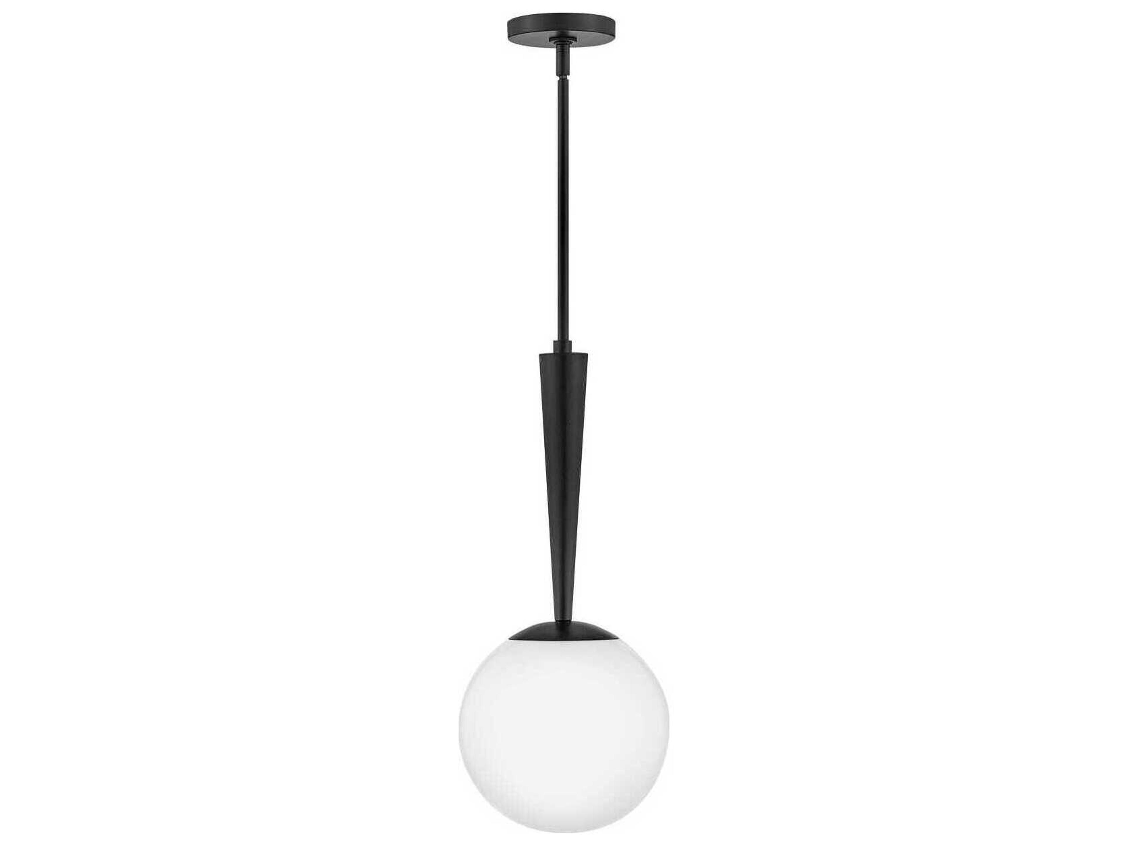 Lark Living Izzy 1-Light Black Globe Mini Pendant
