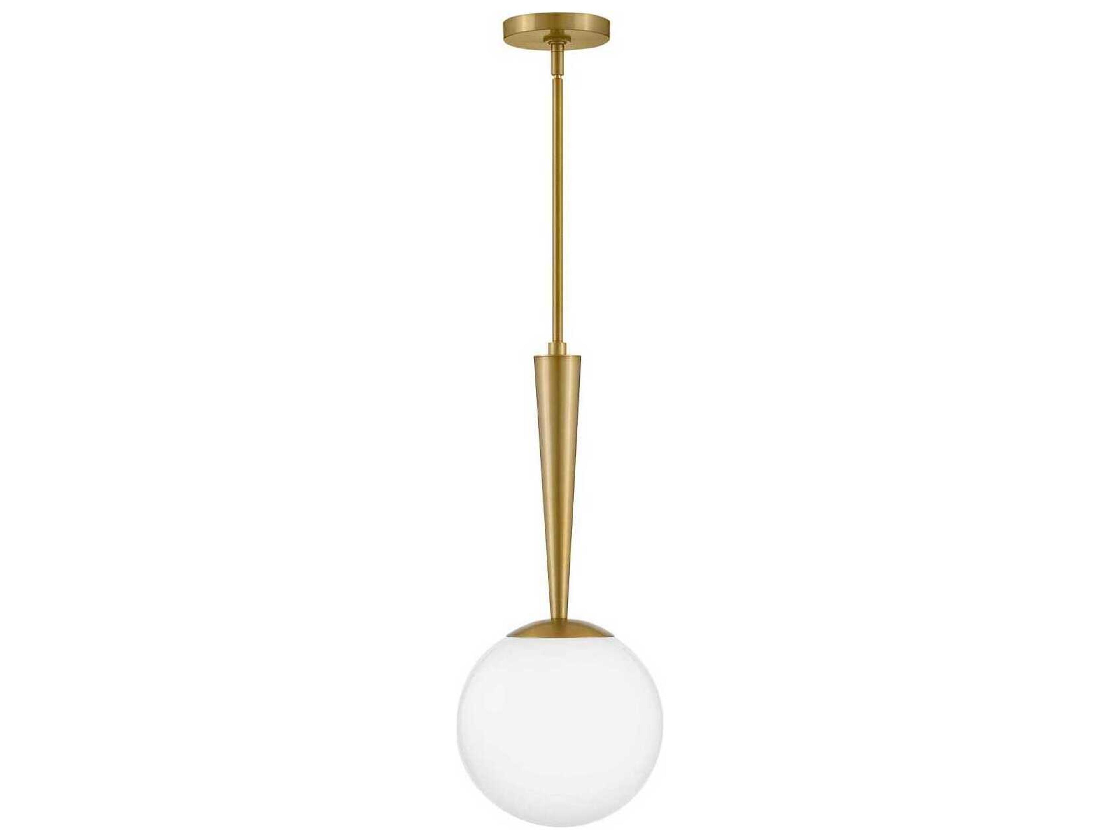 Lark Living Izzy 1-Light Lacquered Brass Globe Mini Pendant