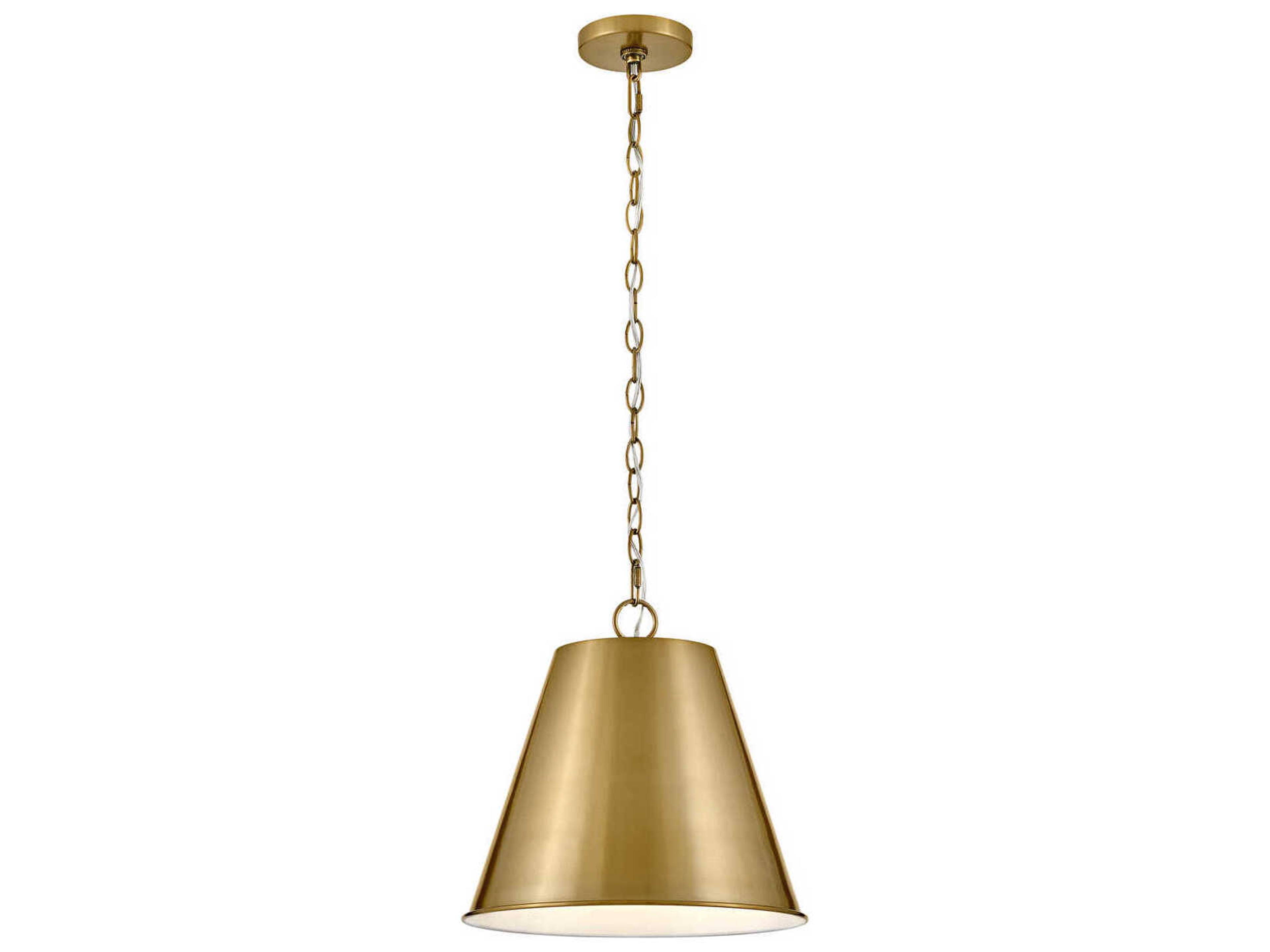 Lark Living Blake 1-Light Lacquered Brass Empire Pendant