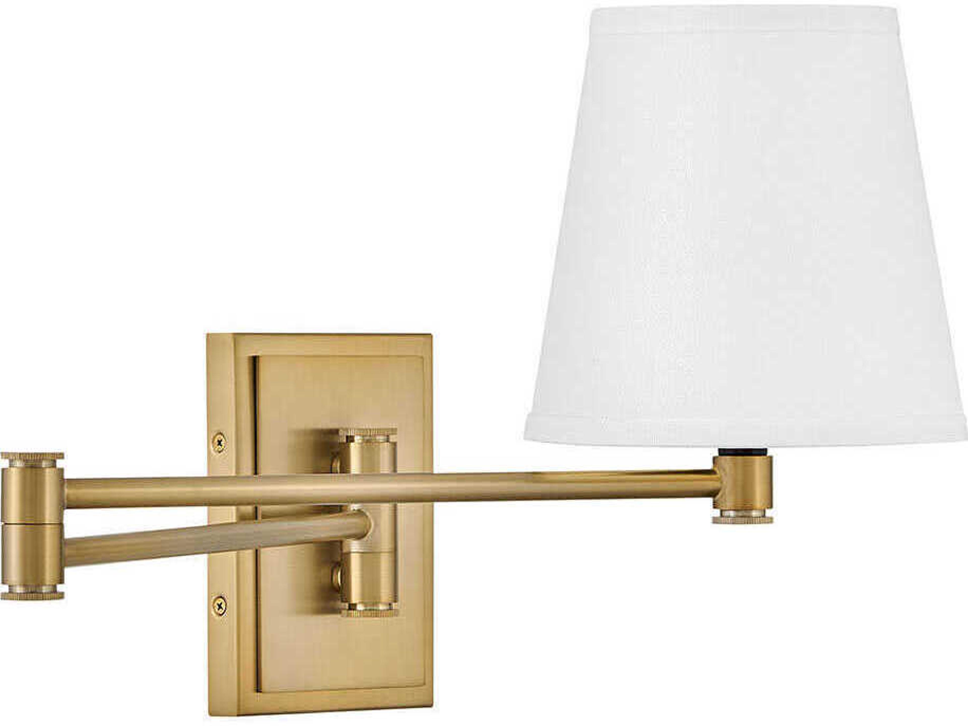 Lark Living Beale 1-Light Lacquered Brass Swing Wall Sconce