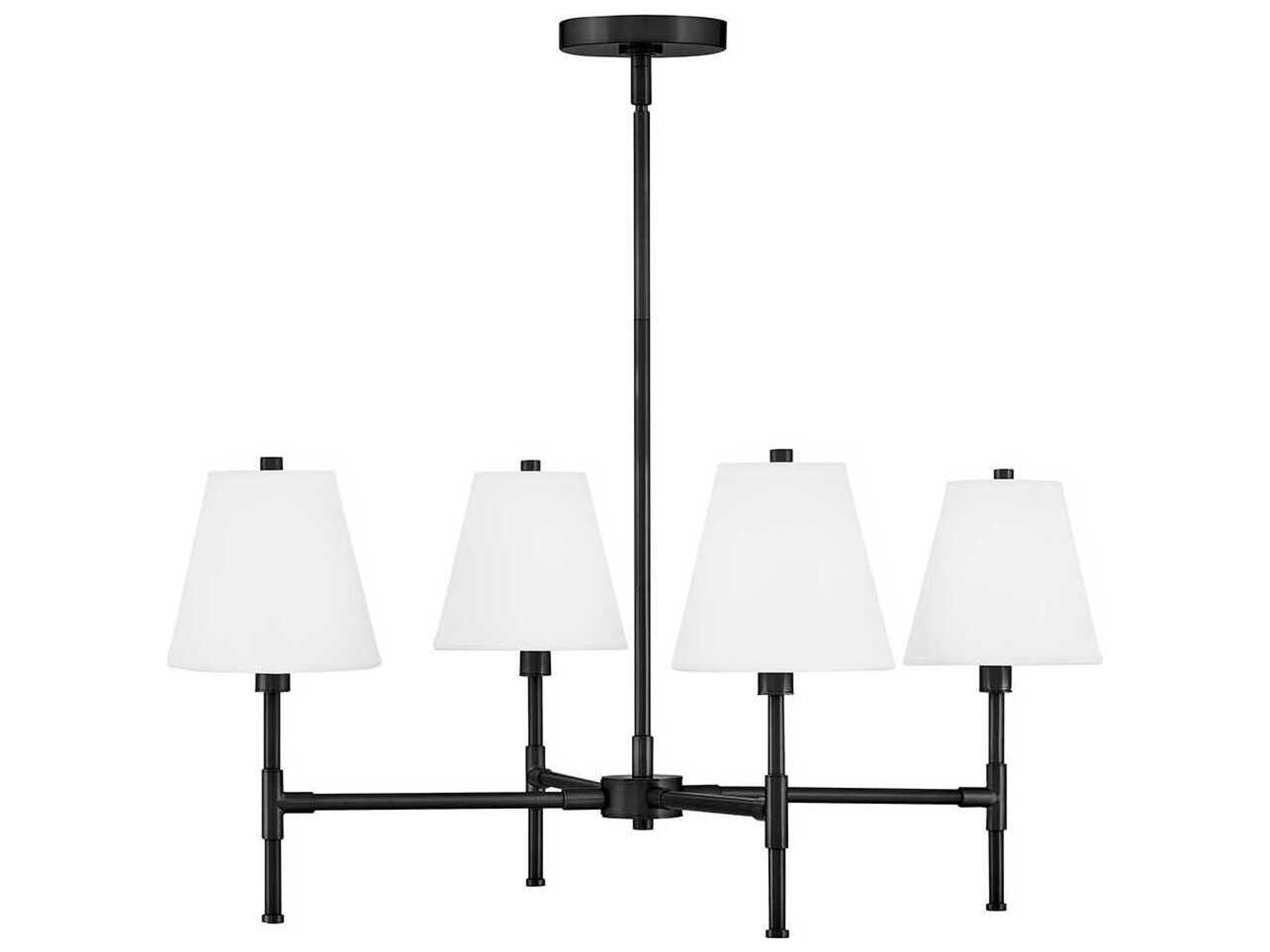 Lark Living Beale 4-Light Black Empire Chandelier